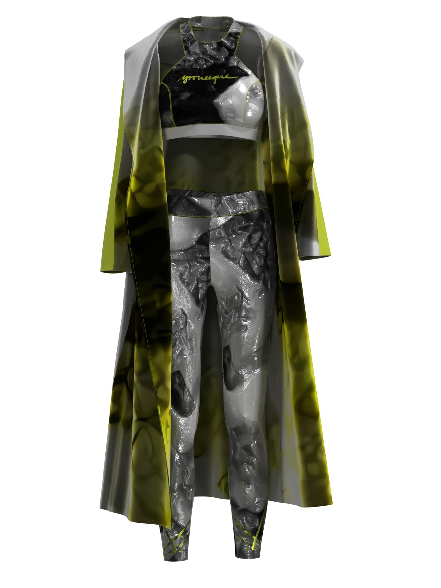 grey pants sport suit & coat by YOONA TECHNOLOGY grey pants sport suit & coat by YOONA TECHNOLOGY