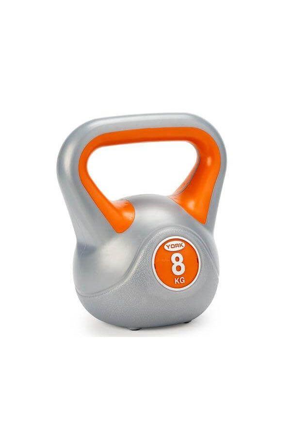 8kg Vinyl Kettlebell by YORK