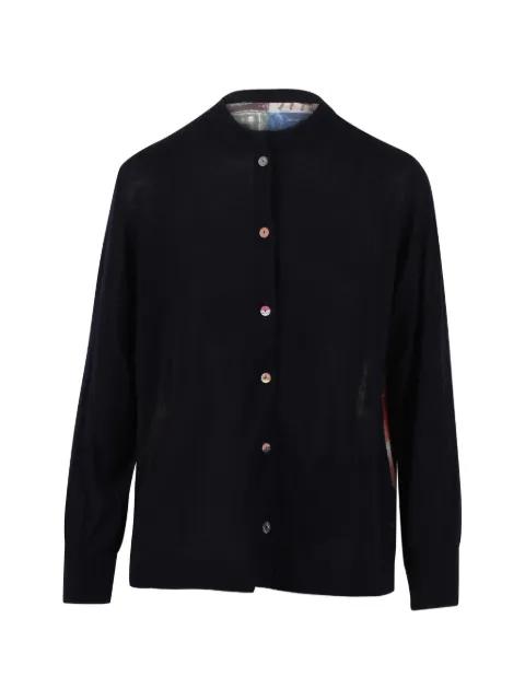 graphic-print button-up cardigan by YOSHI KONDO
