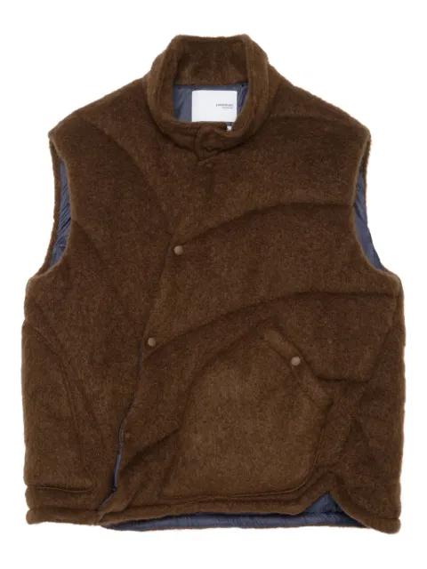 Shaggy Twist vest by YOSHIOKUBO