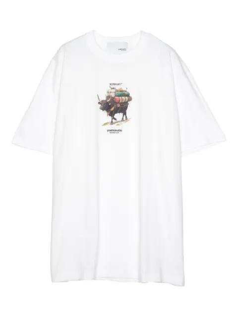 Yak cotton T-shirt by YOSHIOKUBO