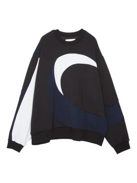 panelled sweatshirt by YOSHIOKUBO