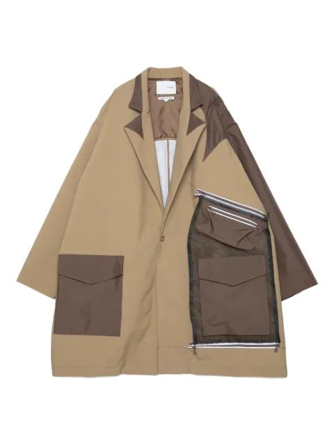 pocket-paneled coat by YOSHIOKUBO