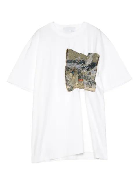 tapestry-pocket T-shirt by YOSHIOKUBO