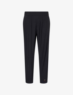 Saxby Slim Tapered-Leg Shell Trousers by YOU