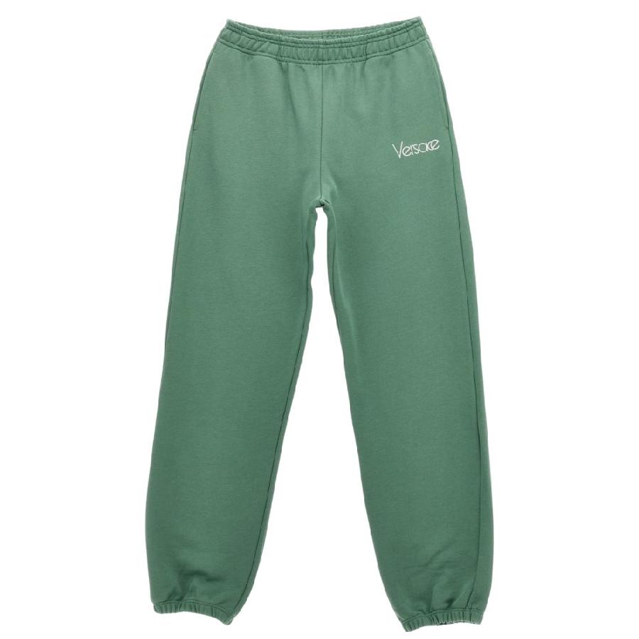 Young Versace Kids Logo Embroidered Cotton Sweatpants by YOUNG VERSACE