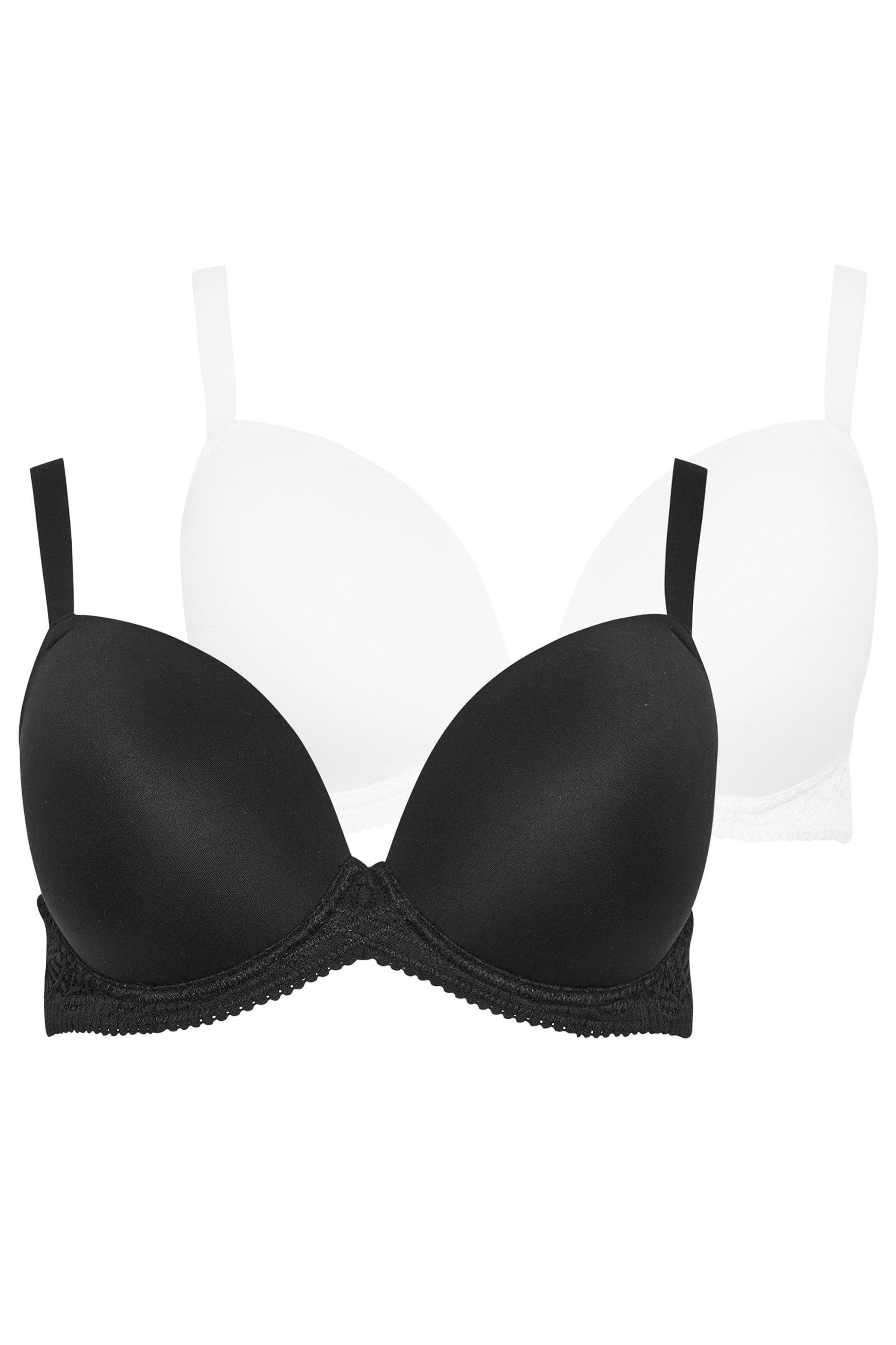 2 Pack Moulded T-Shirt Bras by YOURS