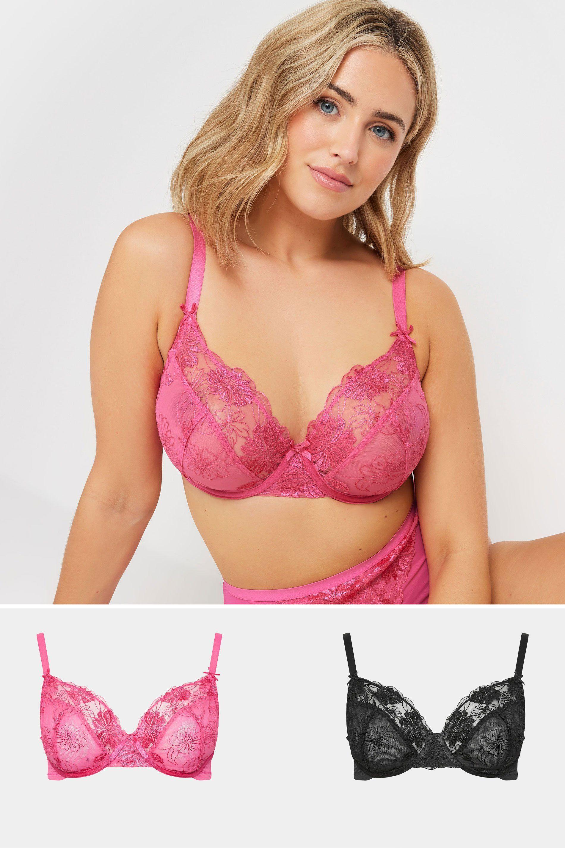 2 Pack Non-Padded Bras by YOURS