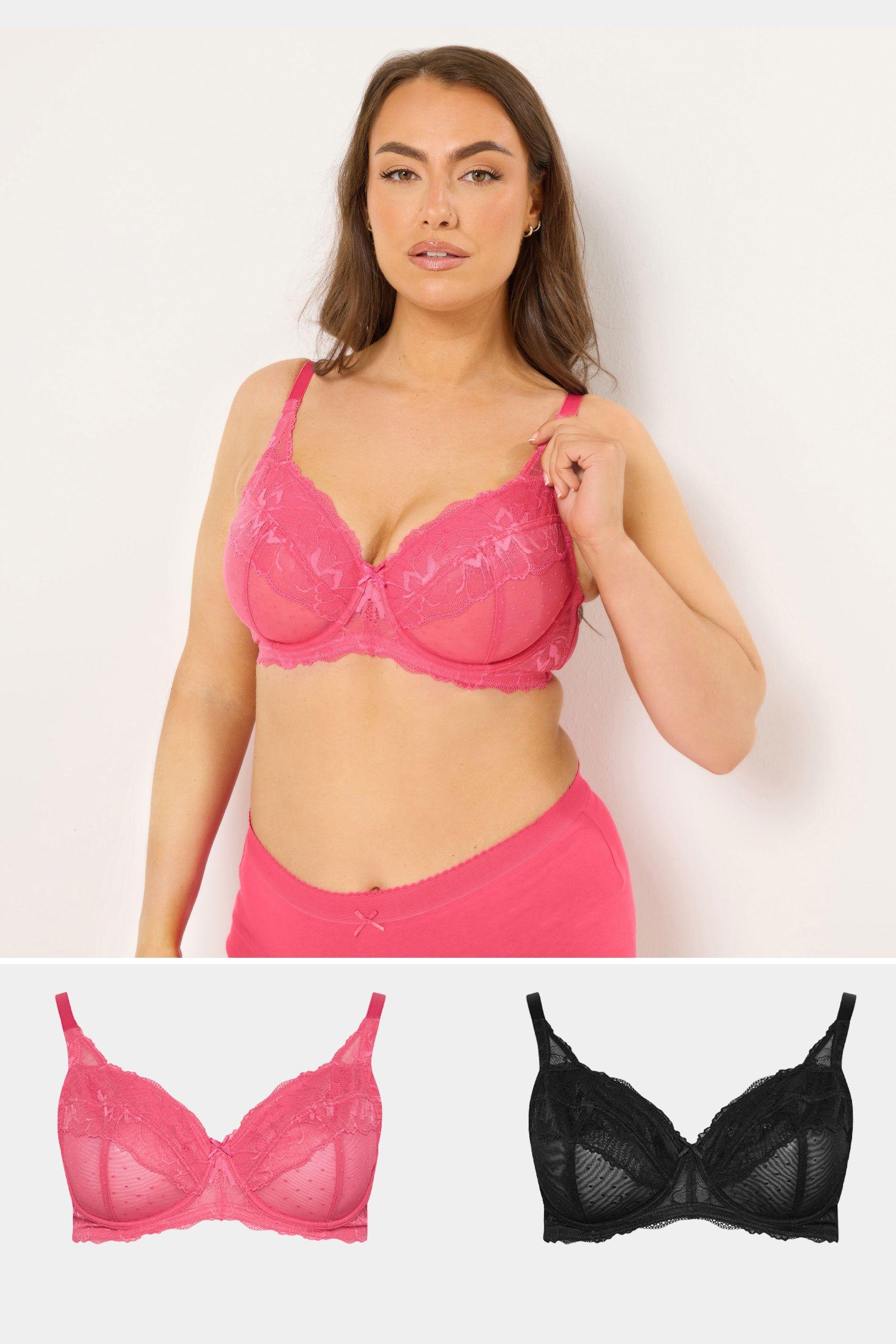 2 Pack Non Padded Underwired Bras by YOURS