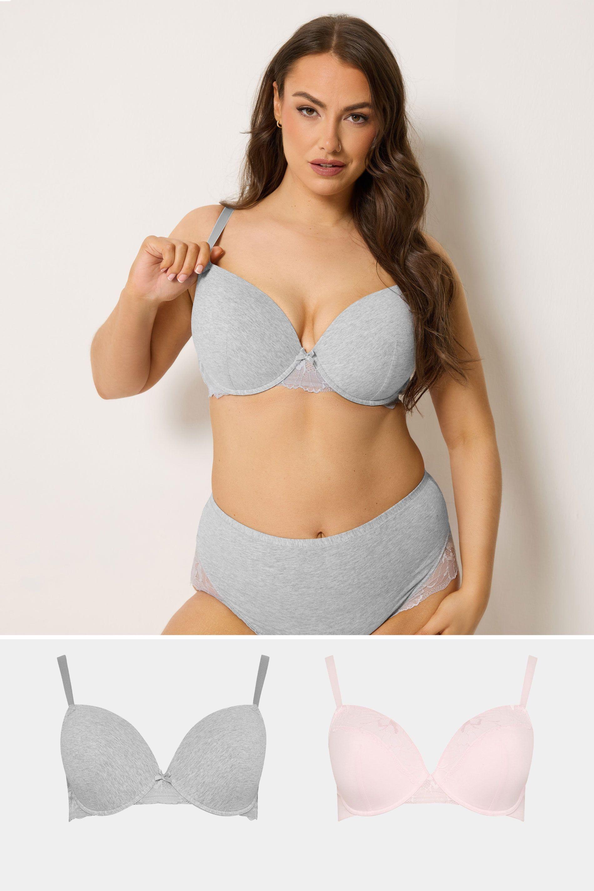 2 Pack Padded Underwired Bras by YOURS