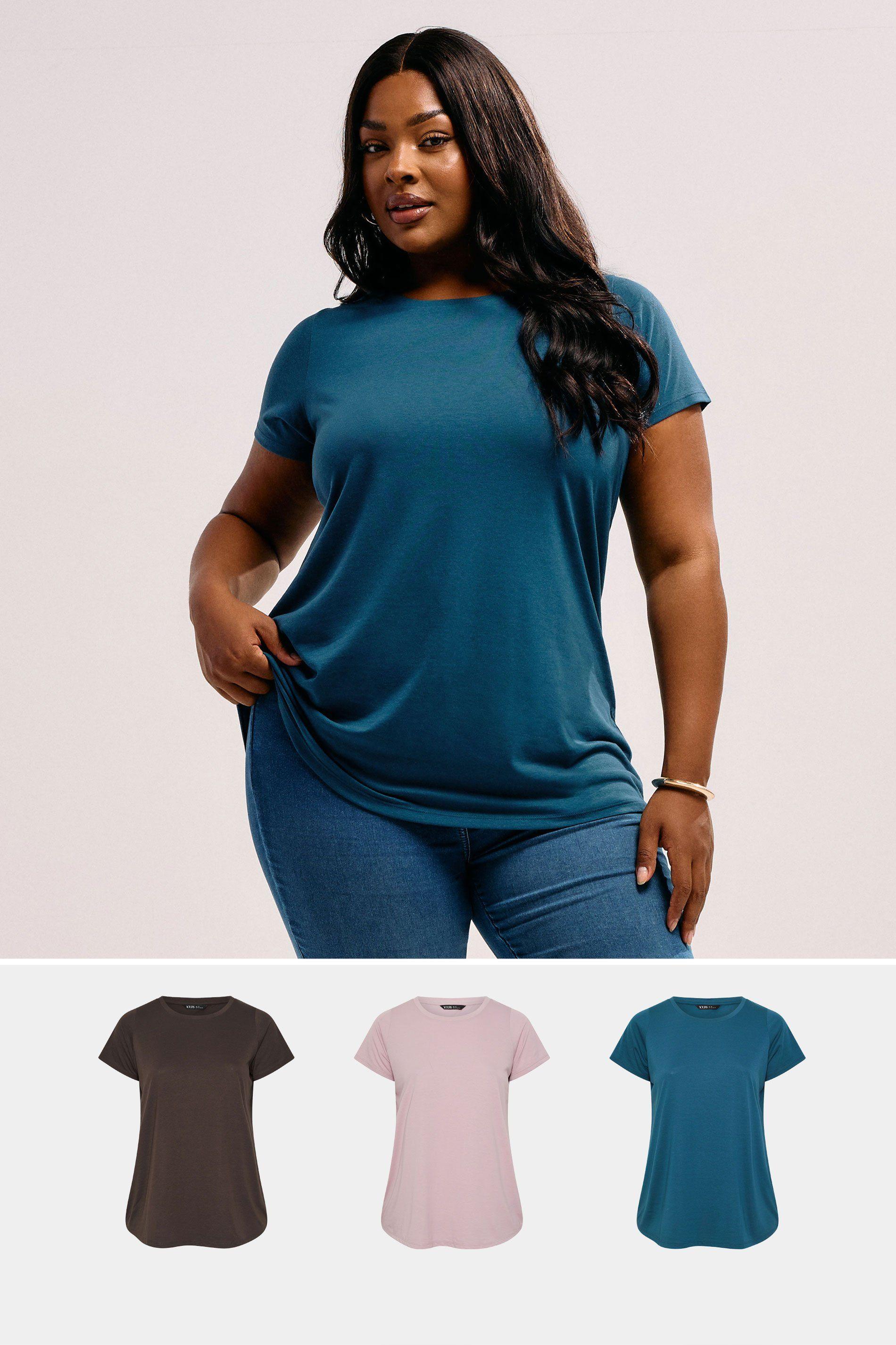 3 Pack Core T-Shirts by YOURS