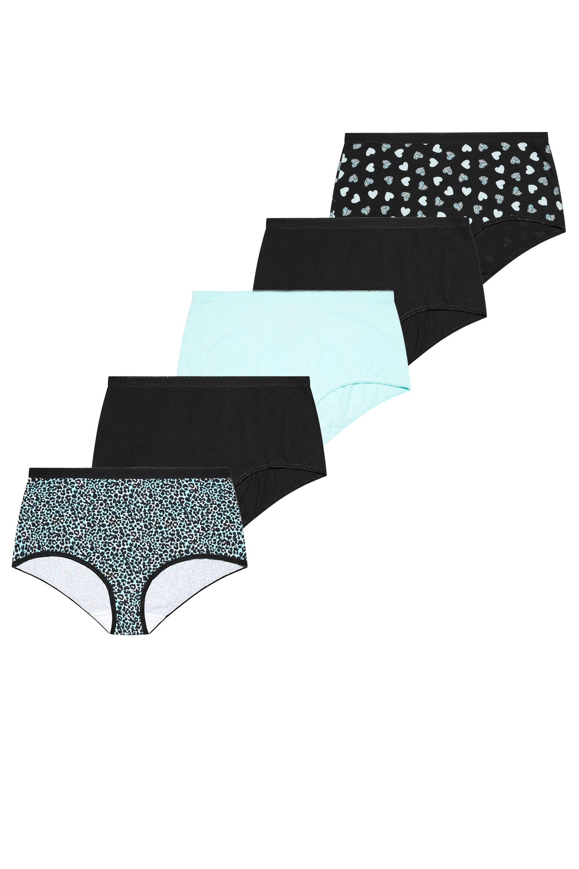 5 Pack Animal Star Full Briefs by YOURS