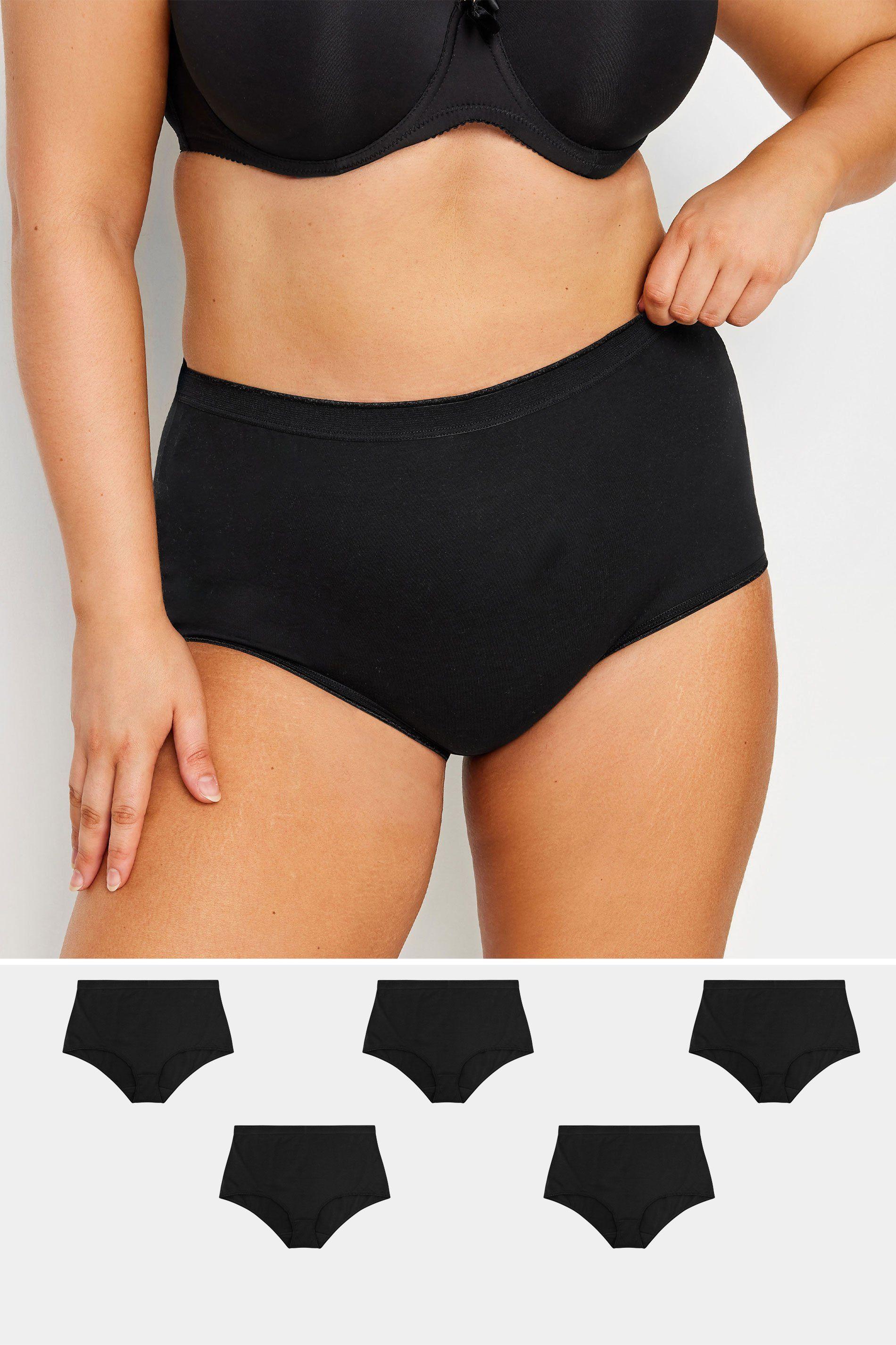 5 Pack Stretch Full Briefs by YOURS