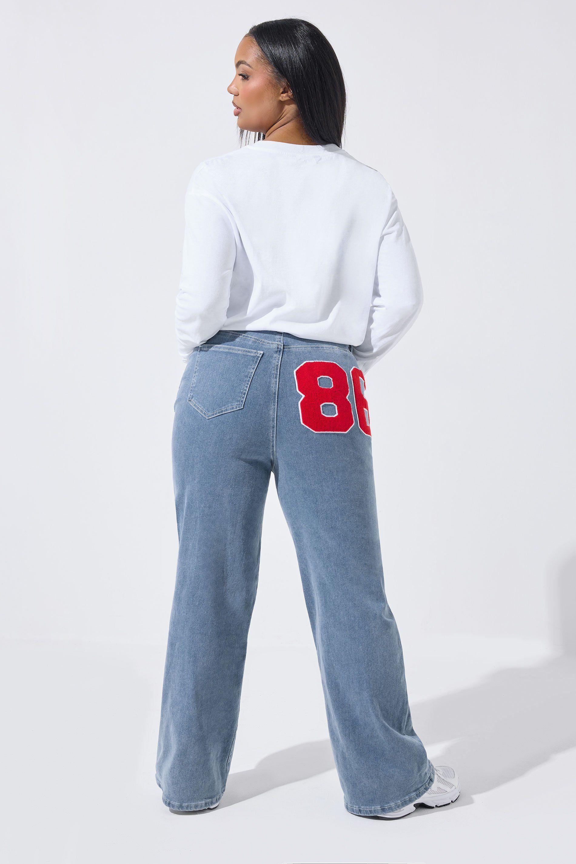 '86' Wide Leg Jeans by YOURS