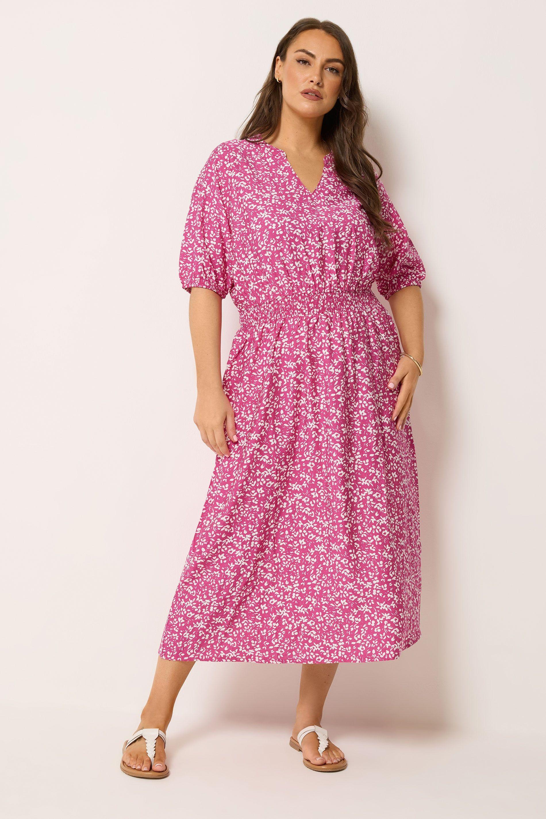 Abstract Notch Neck Maxi Dress by YOURS