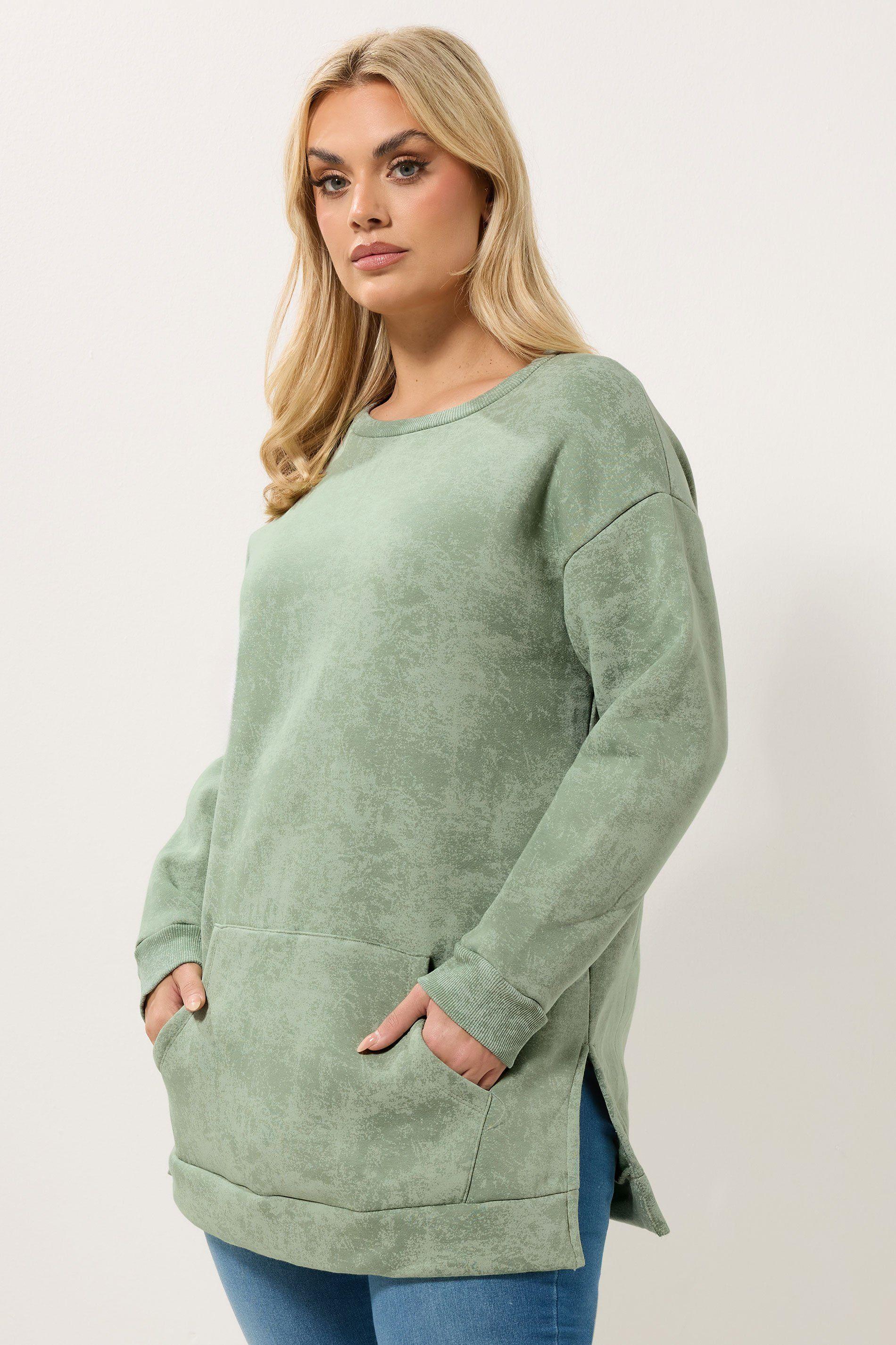 Abstract Pocket Sweatshirt by YOURS