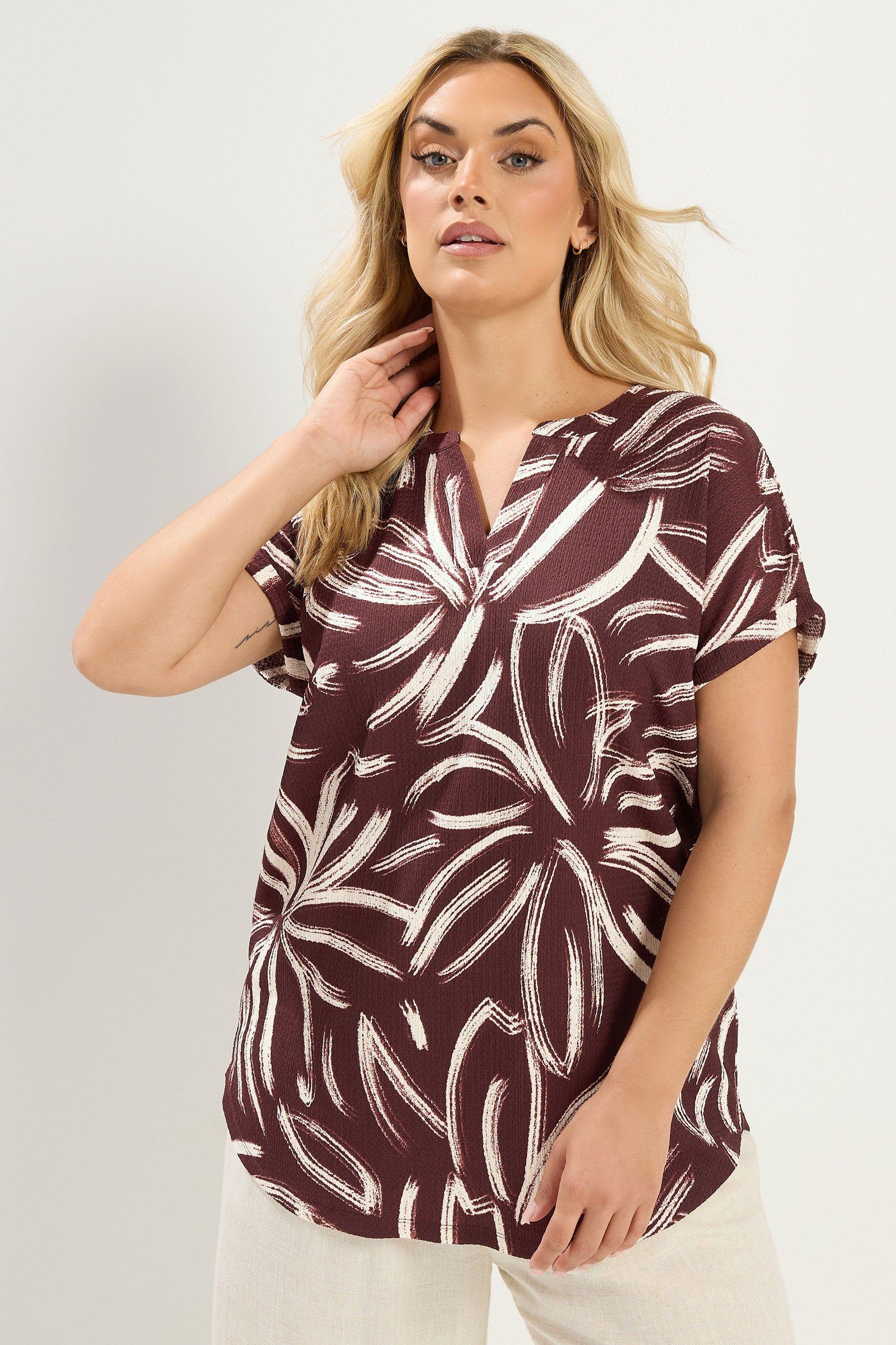 Abstract Print Blouse by YOURS