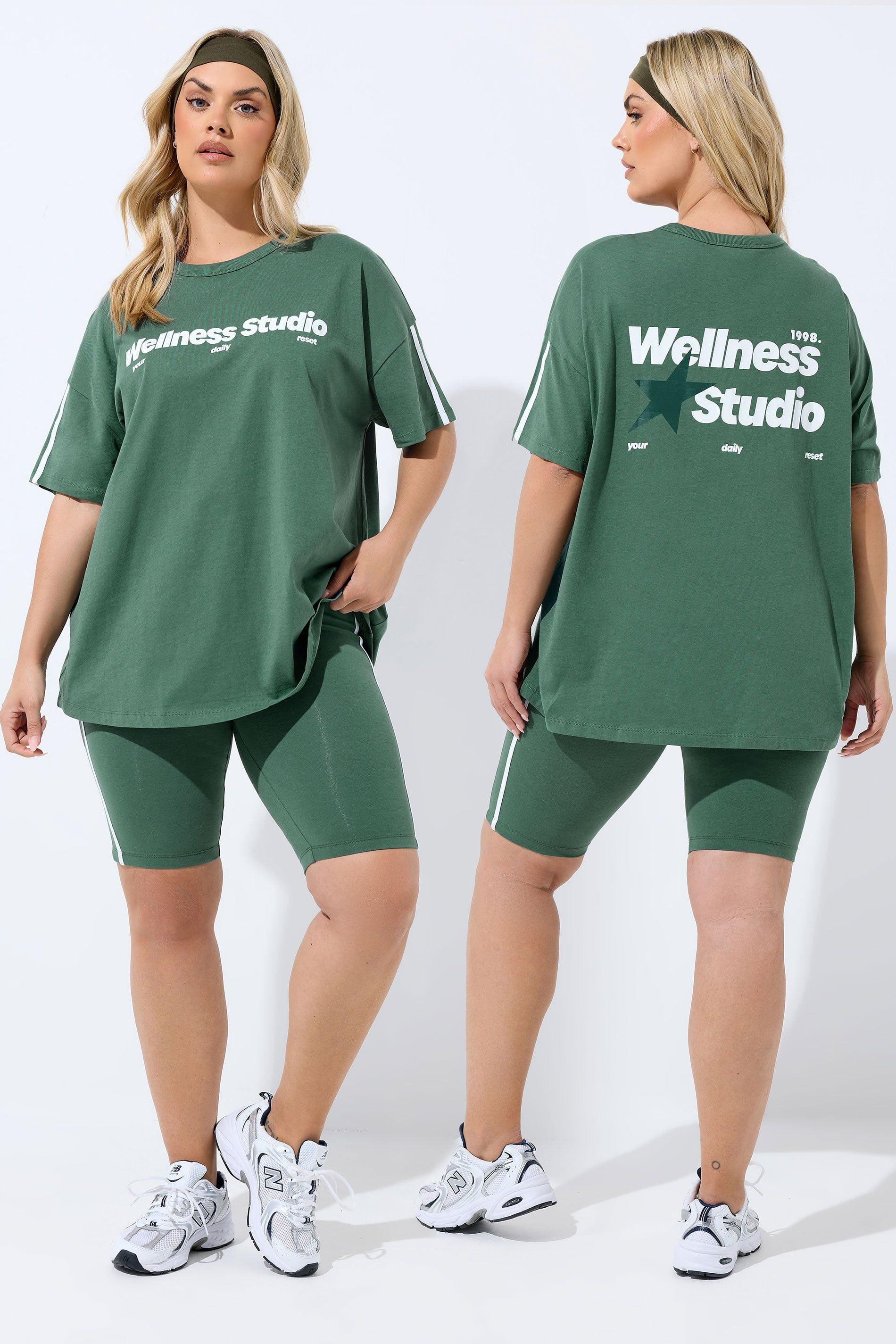 Active 'Wellness Studio' T-Shirt by YOURS