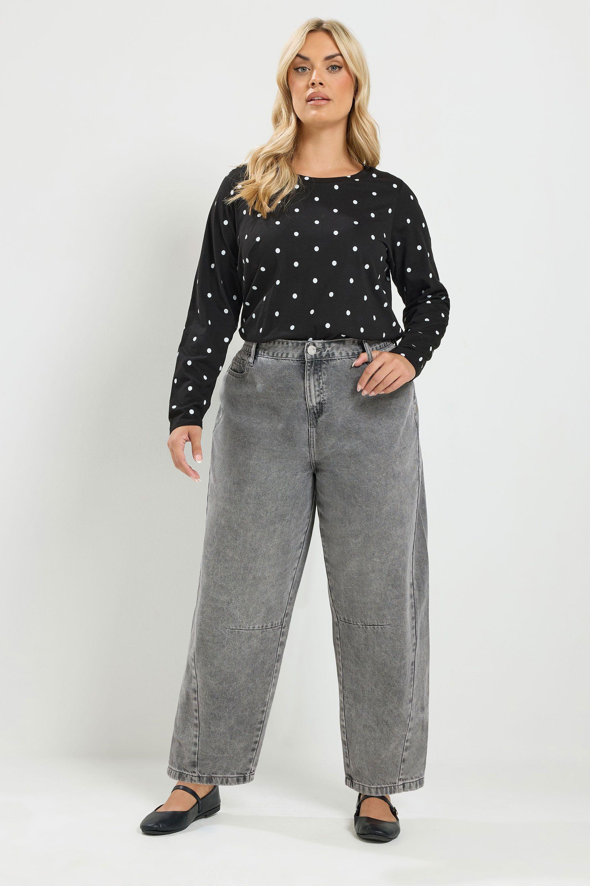 Barrel Leg Jeans by YOURS