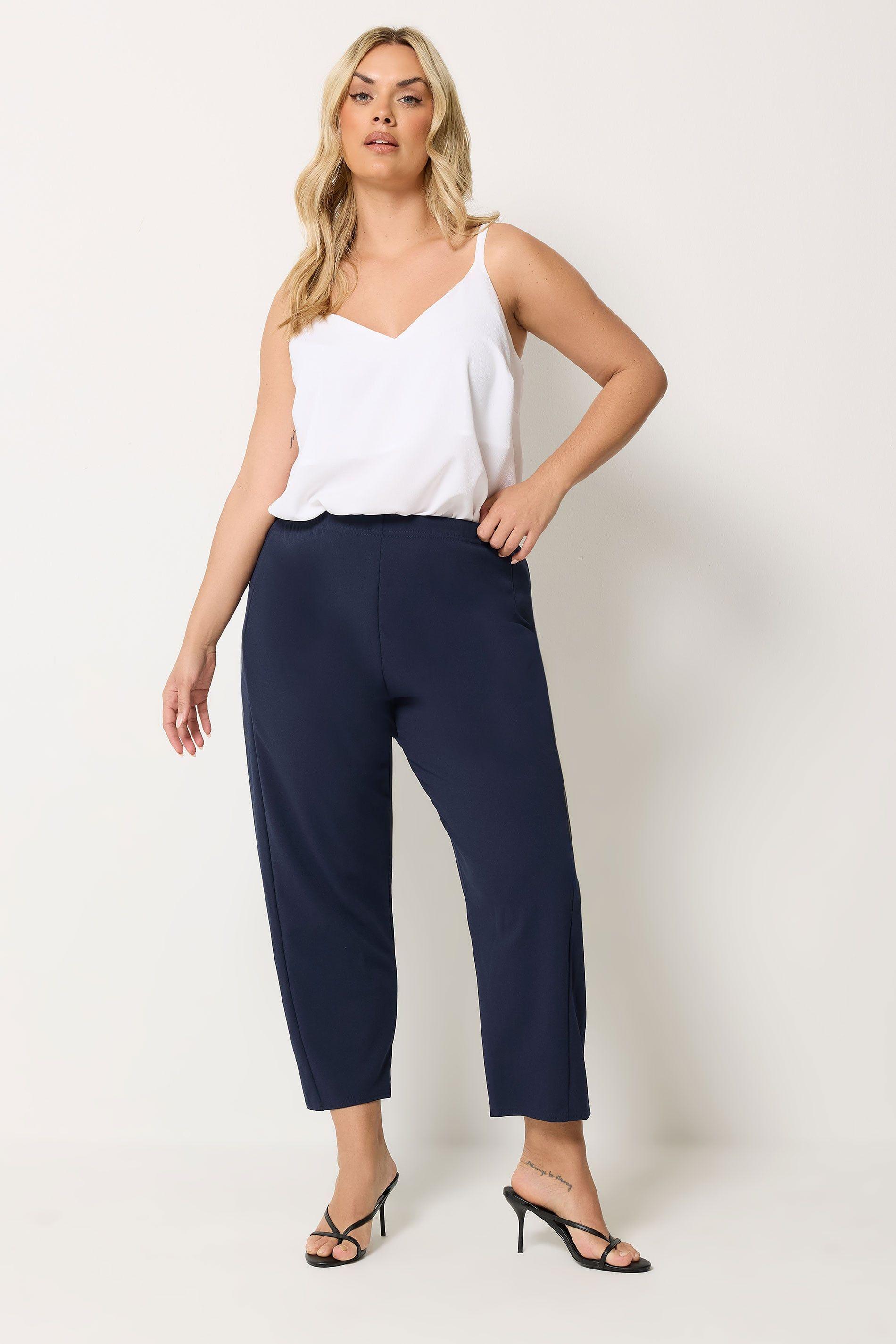 Barrel Leg Trousers by YOURS