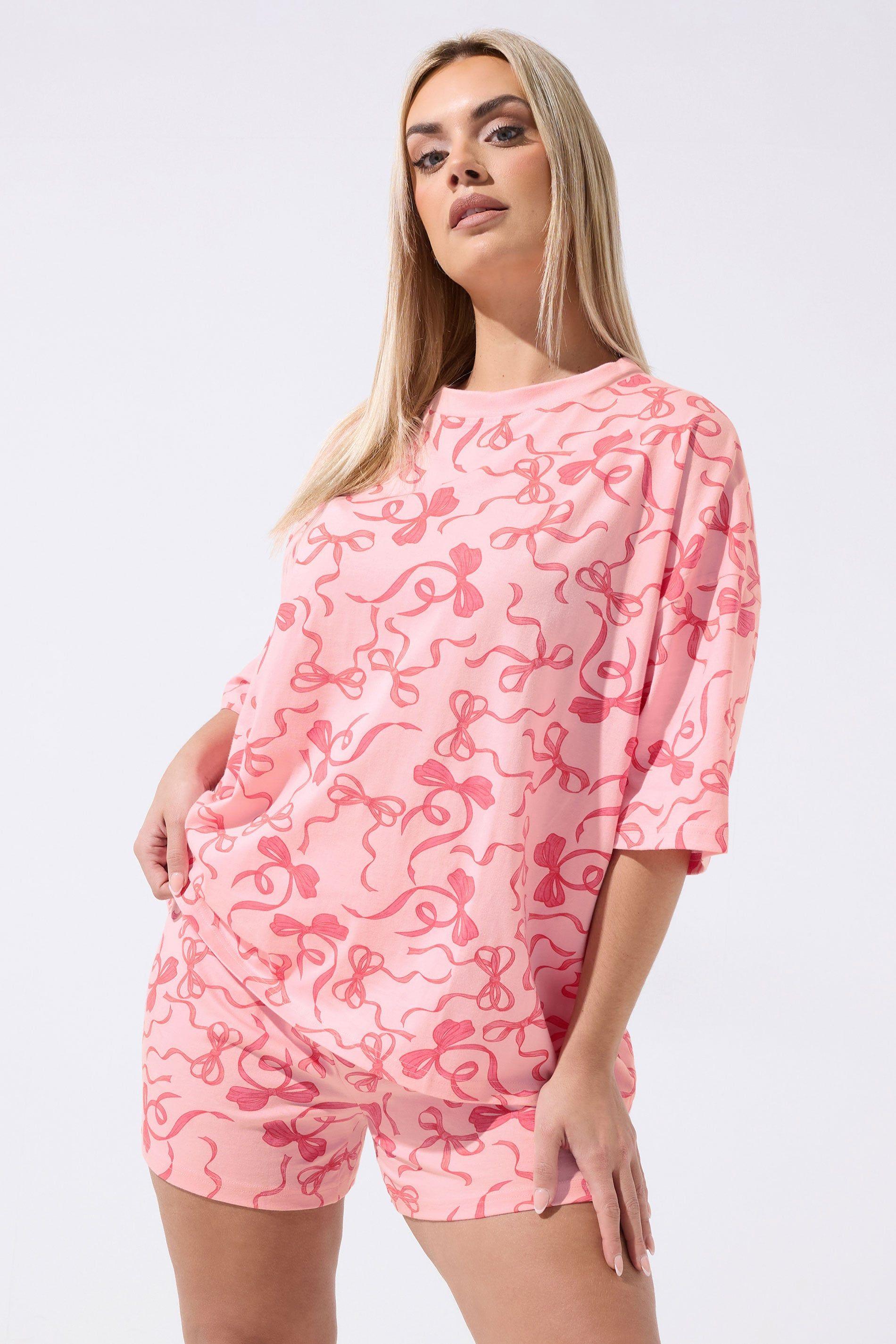 Bow Pyjama Set by YOURS
