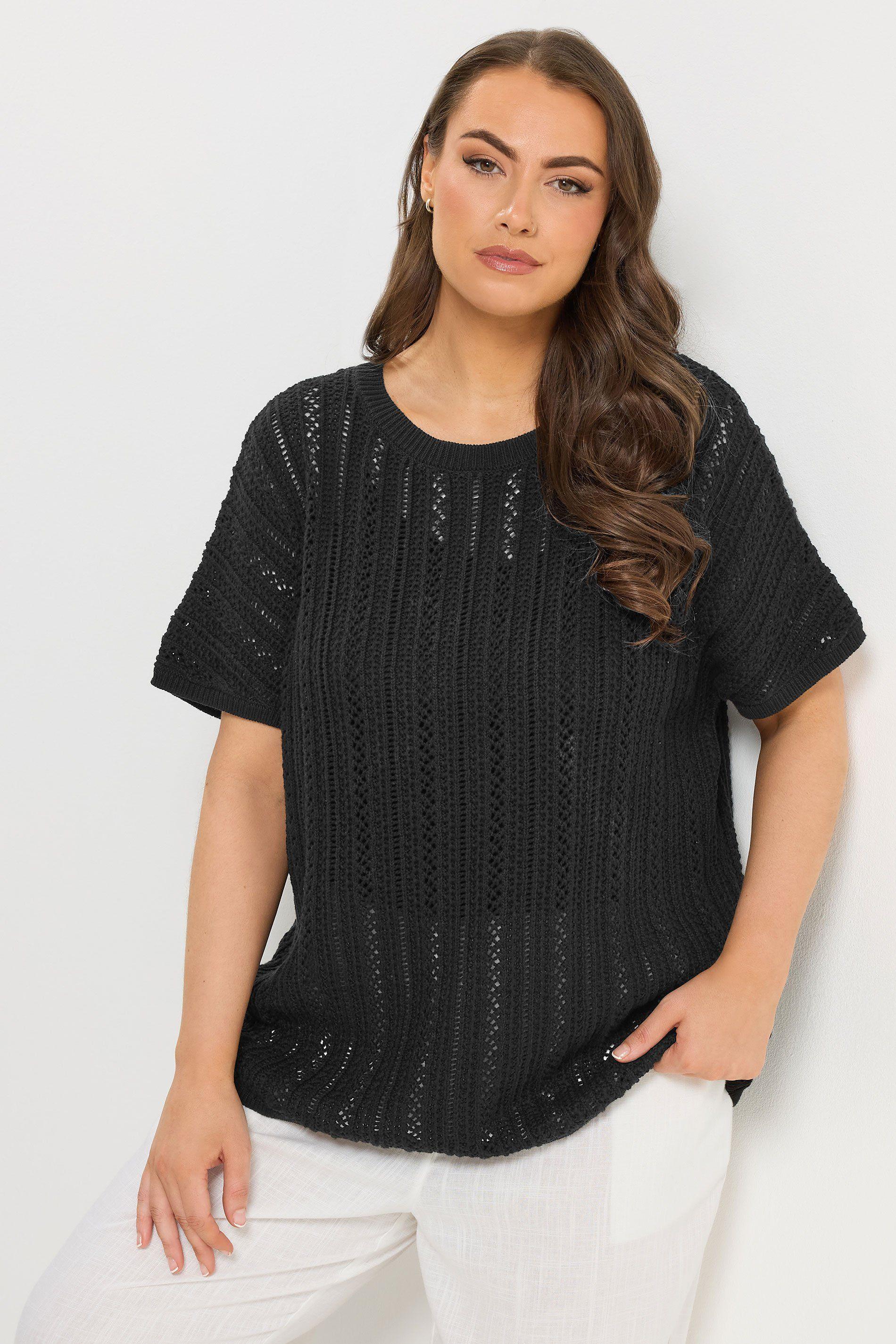 Boxy Knitted Top by YOURS