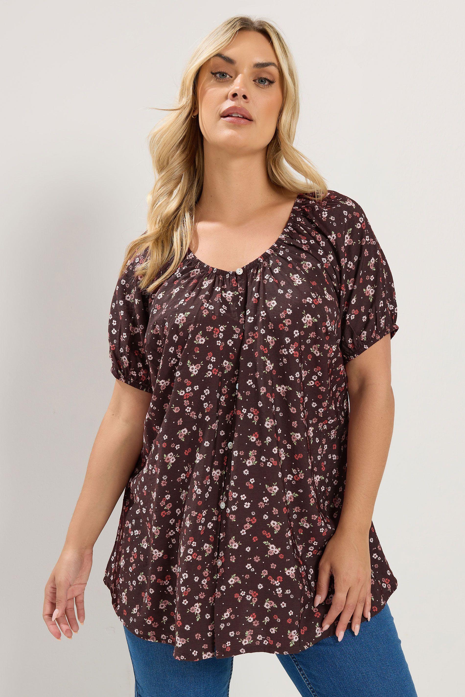 Button Through Blouse by YOURS