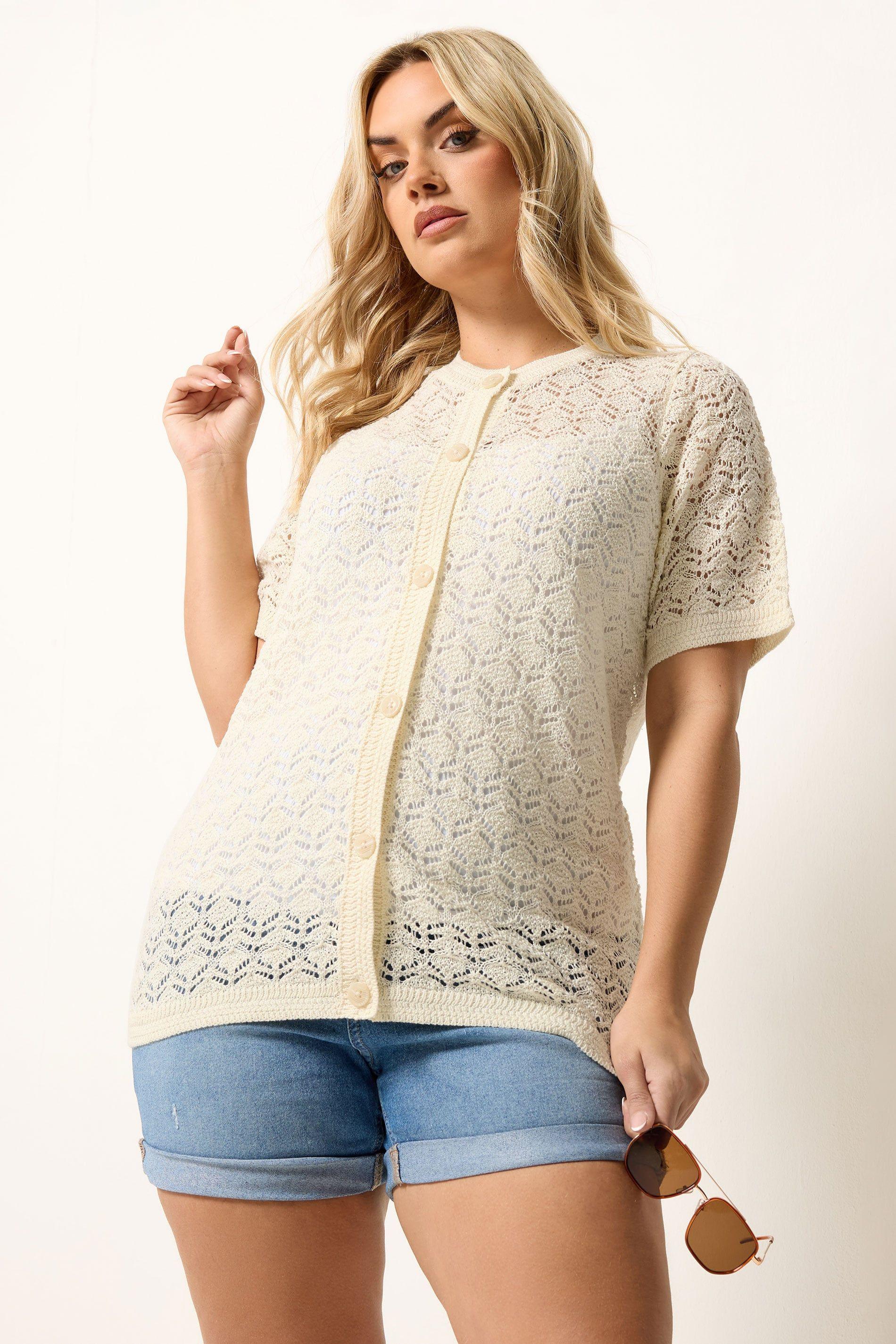 Button Through Cardigan by YOURS