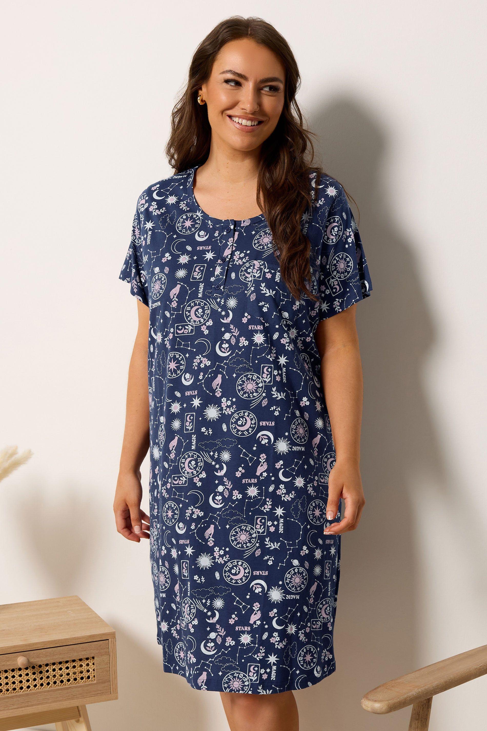 Celestial Placket Nightdress by YOURS