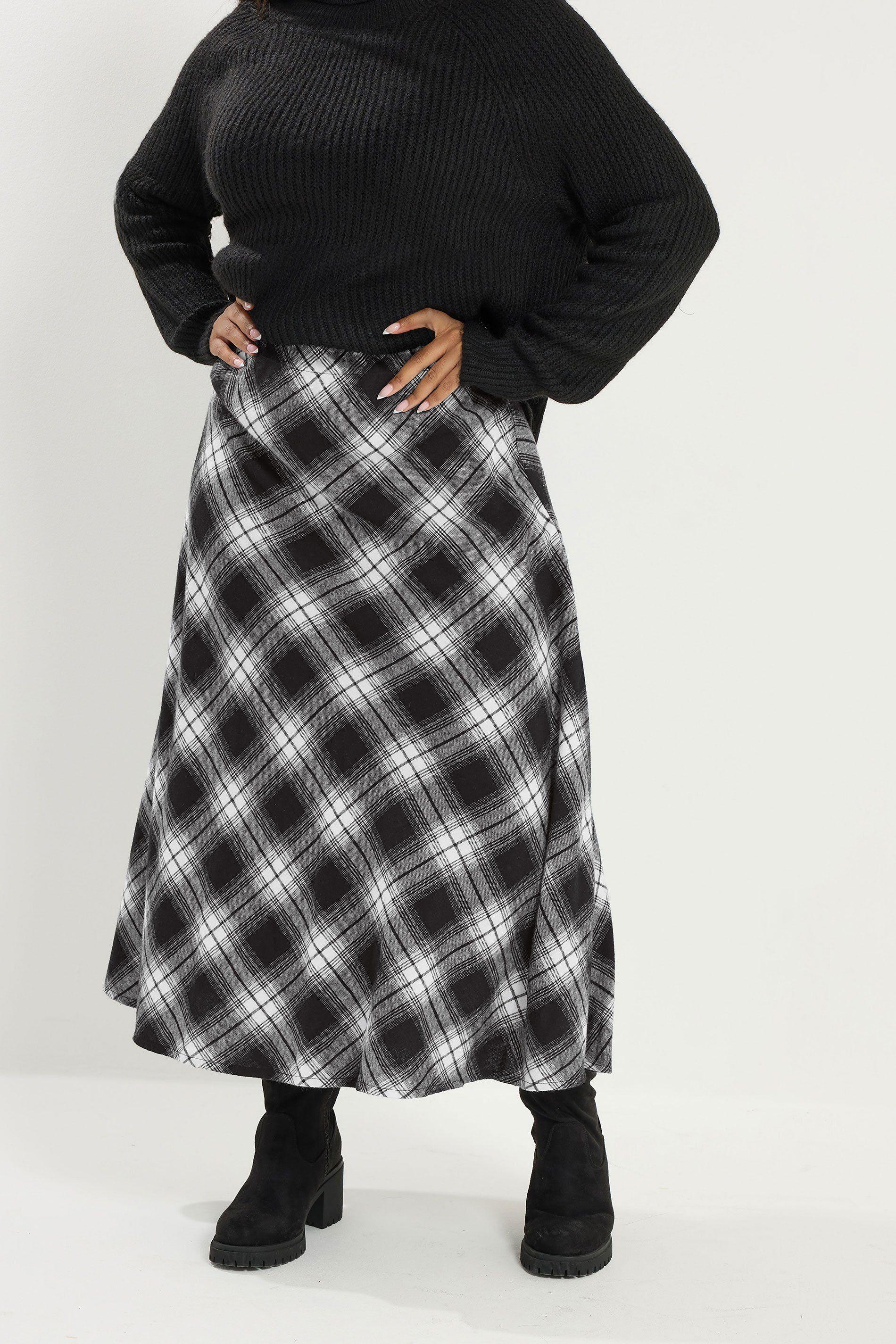 Check Maxi Skirt by YOURS