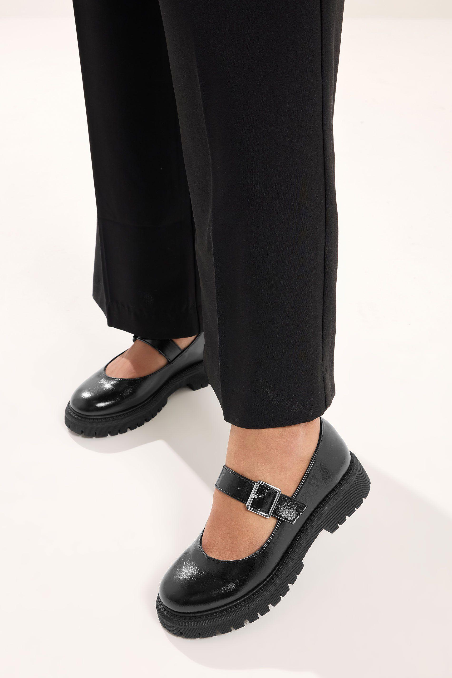 Chunky Mary Janes In Wide E Fit & Extra Wide EEE Fit by YOURS