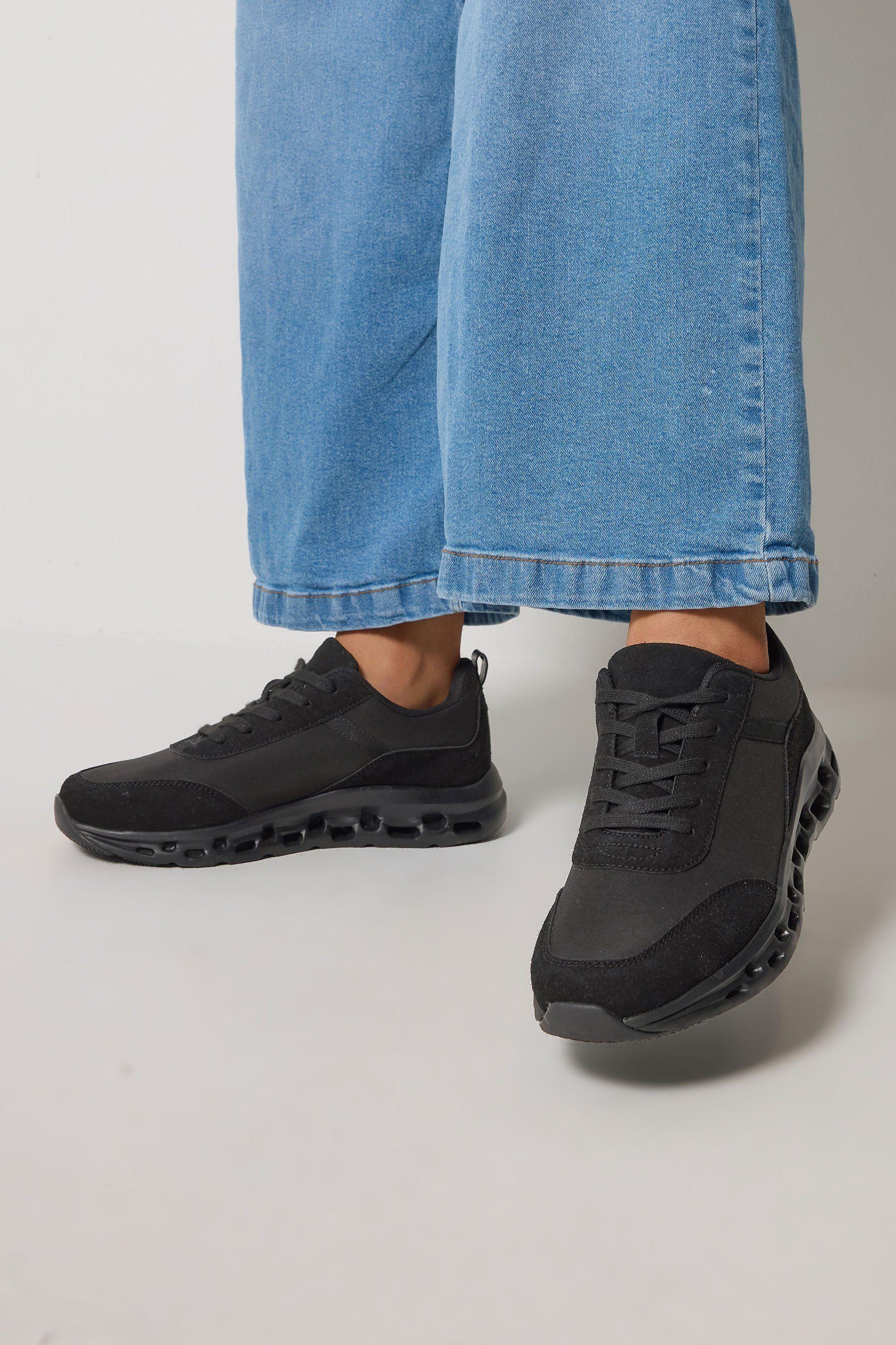 Chunky Runner Trainers In Extra Wide EEE Fit by YOURS