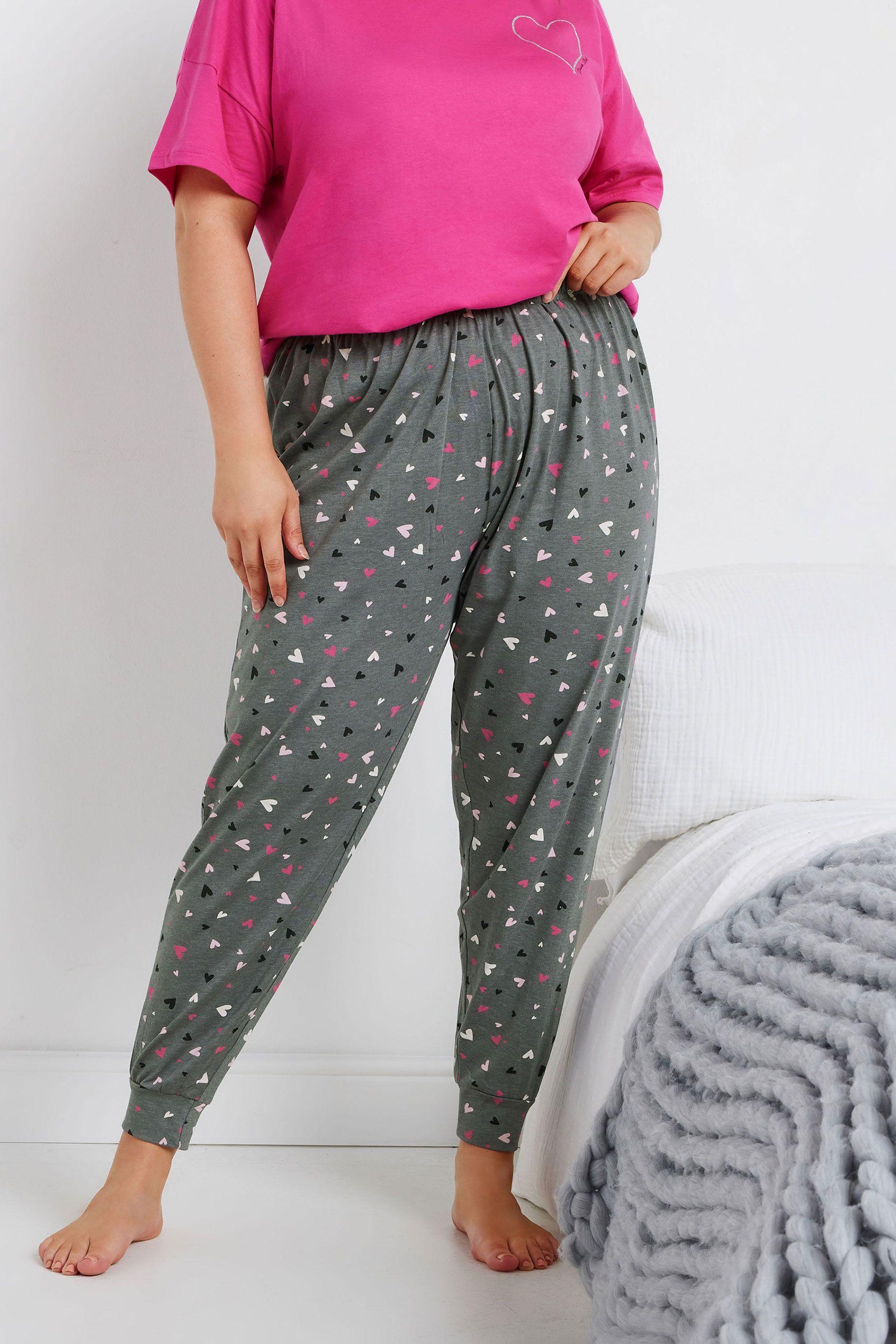 Cuffed Pyjama Bottoms by YOURS