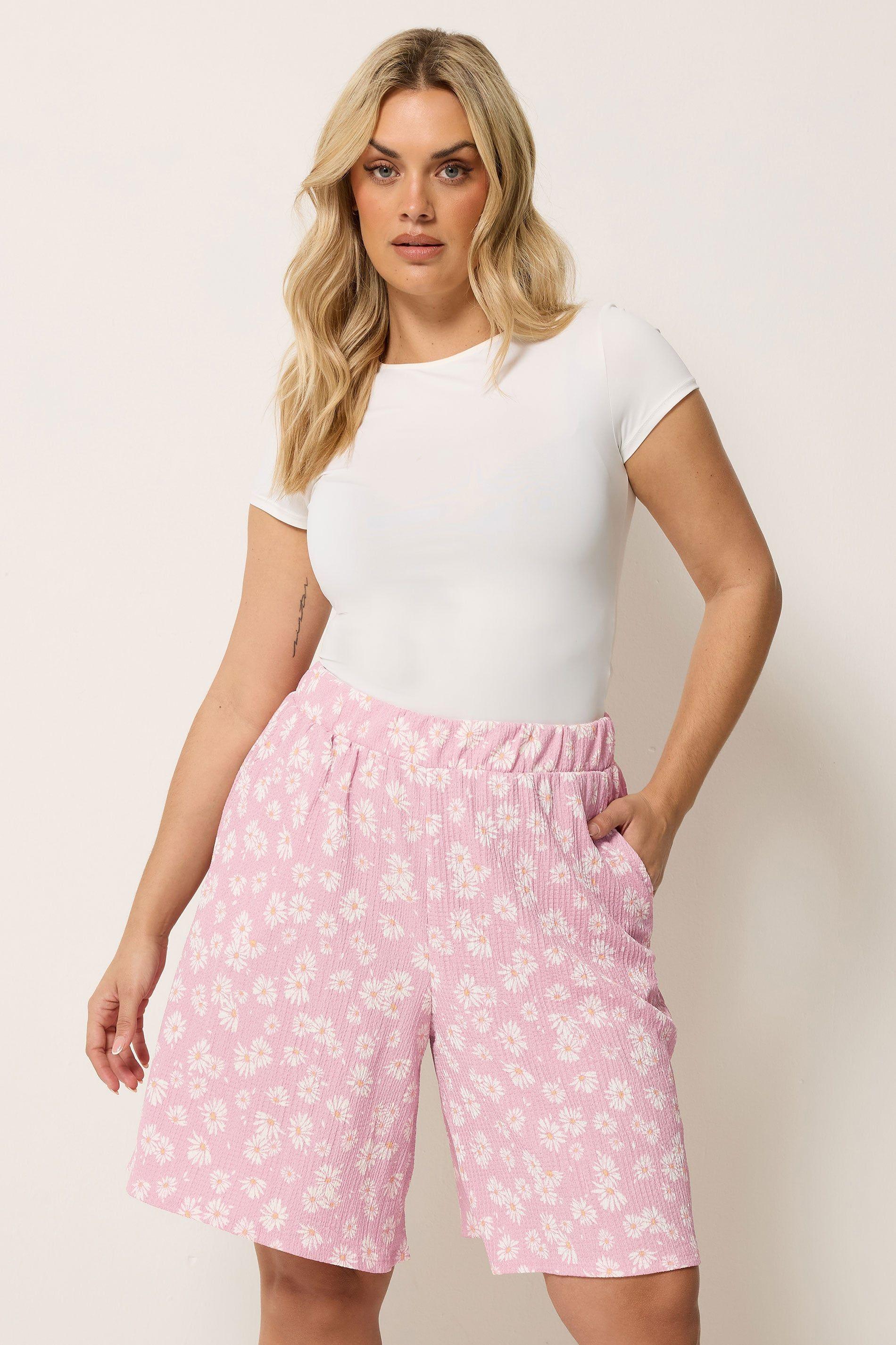 Daisy Jersey Shorts by YOURS