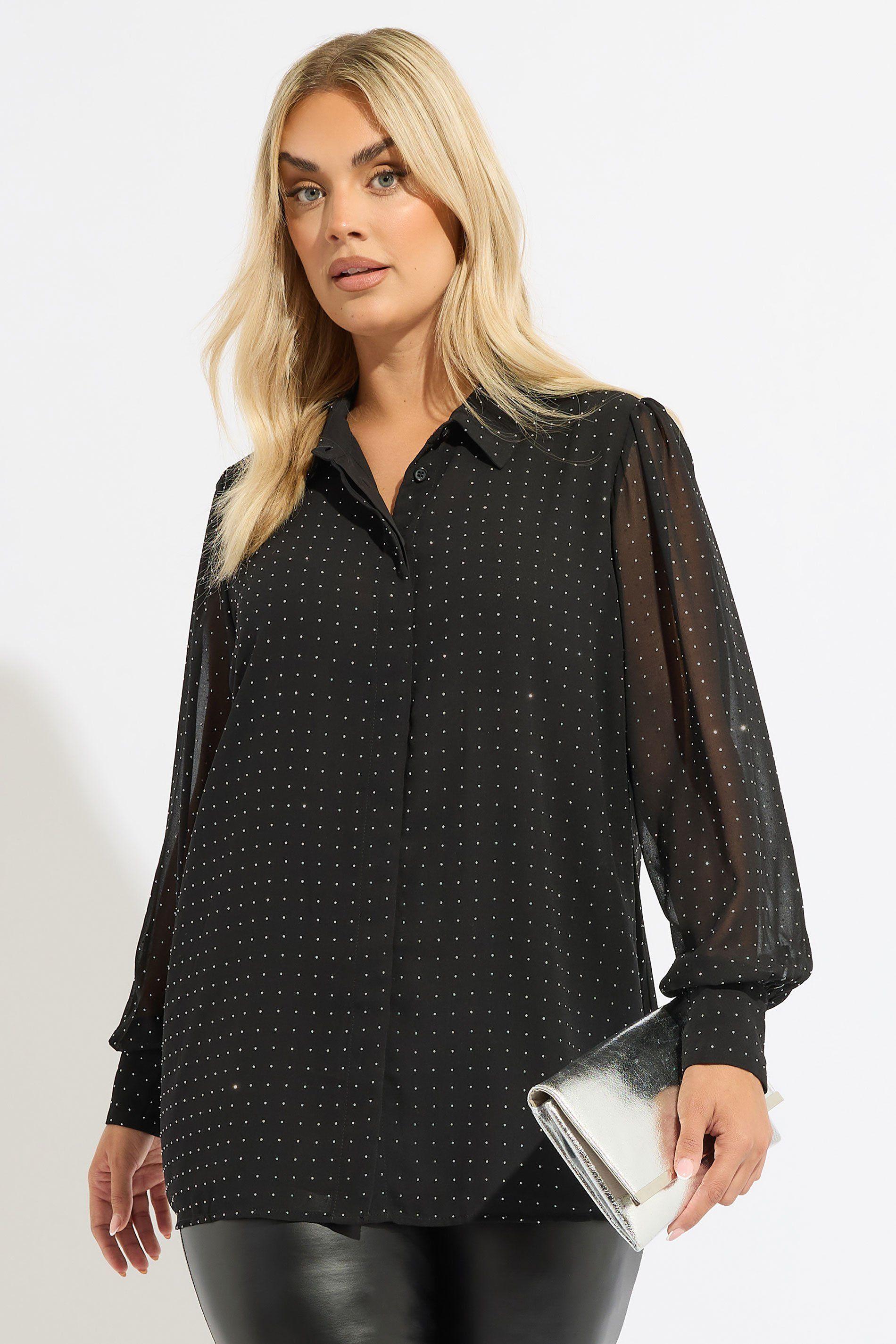 Diamante Embellished Shirt by YOURS