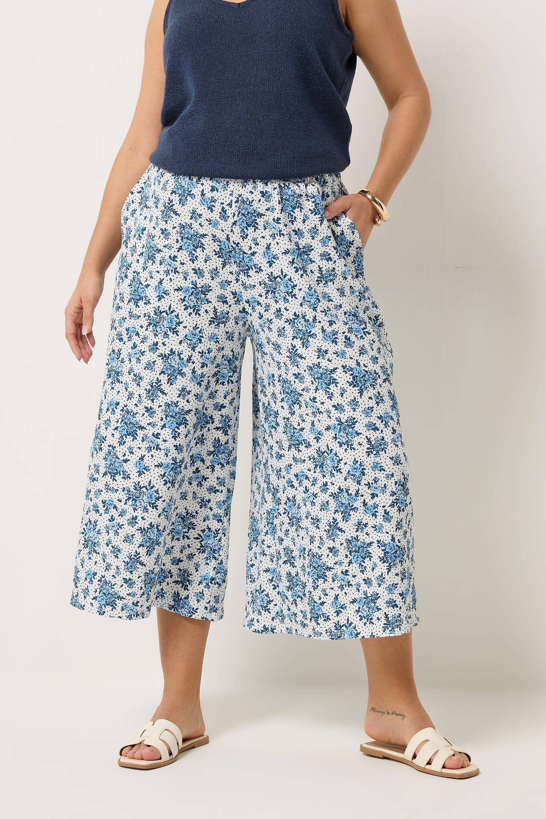 Ditsy Floral Culottes by YOURS