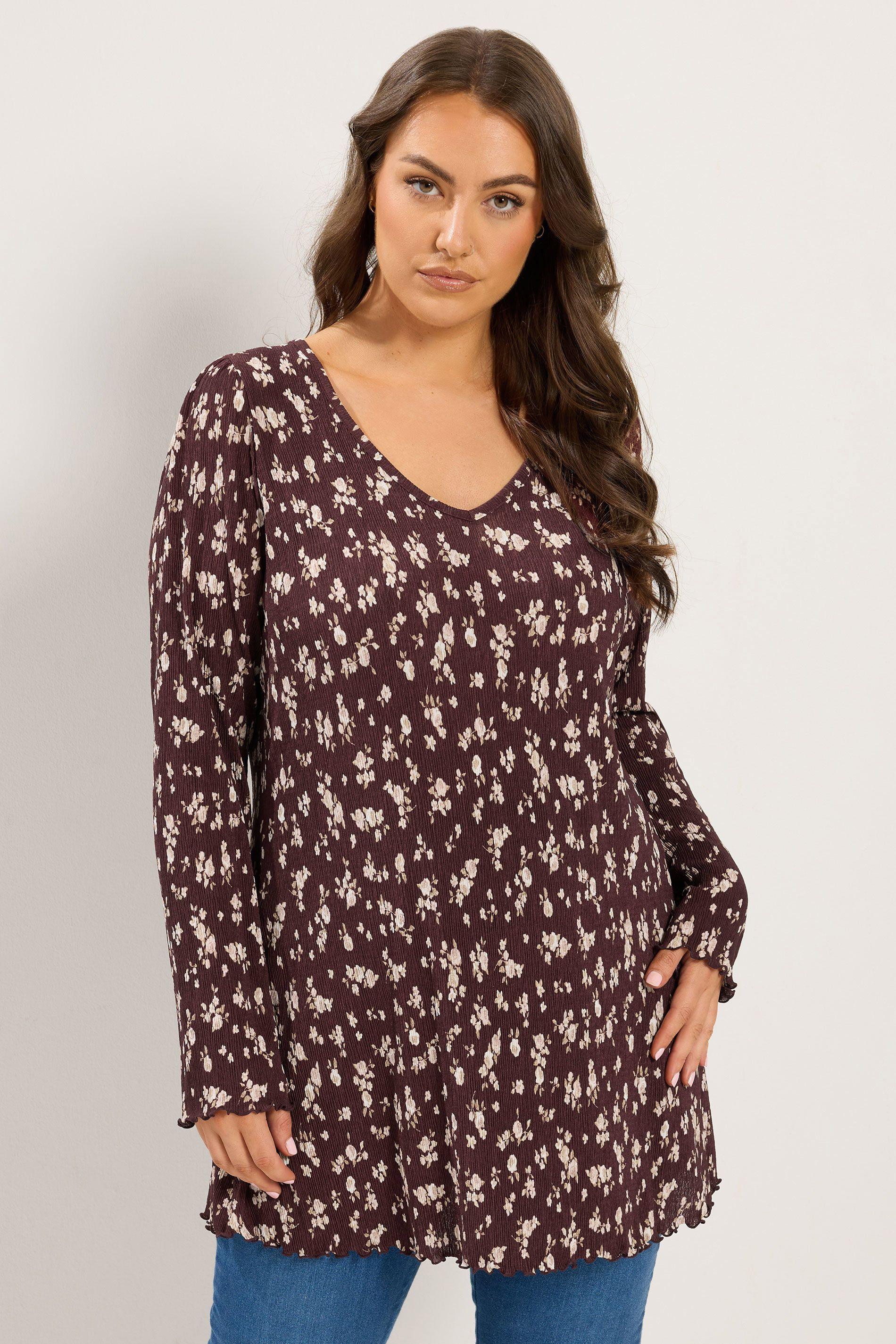 Ditsy Floral Tunic Top by YOURS