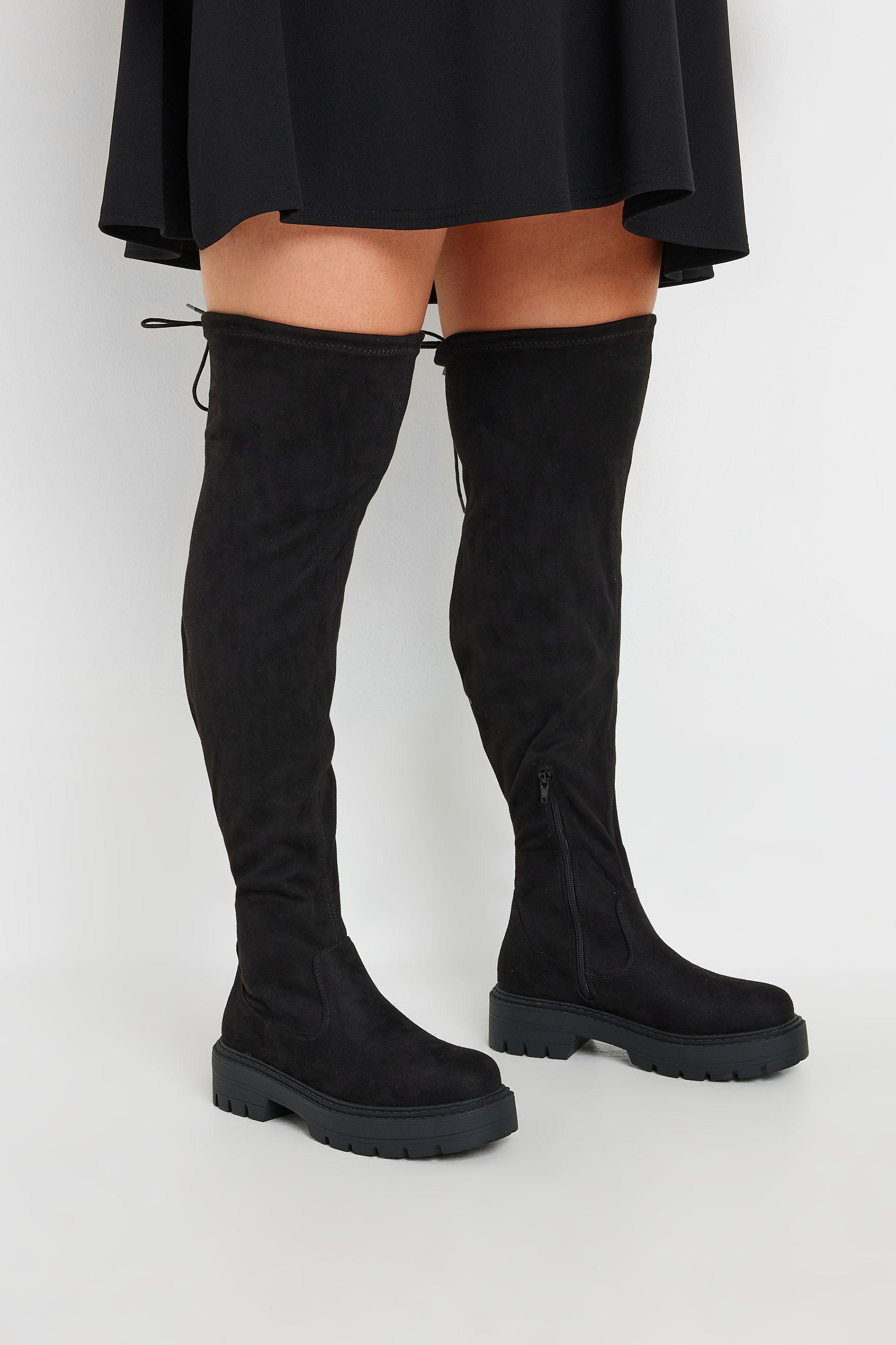 Extra Wide Fit Knee High Boots by YOURS