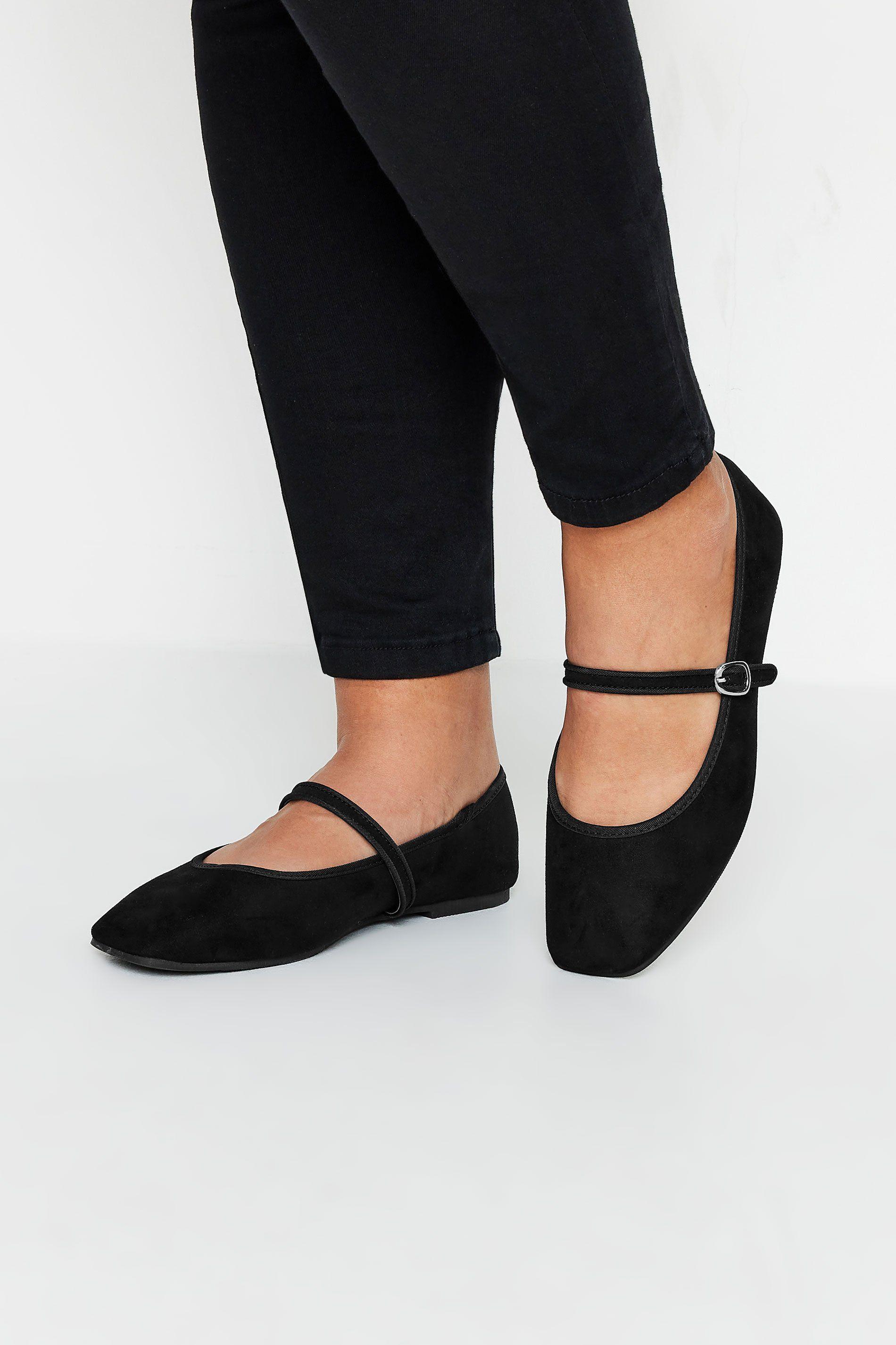 Extra Wide Fit Mary Jane Ballet Pumps by YOURS