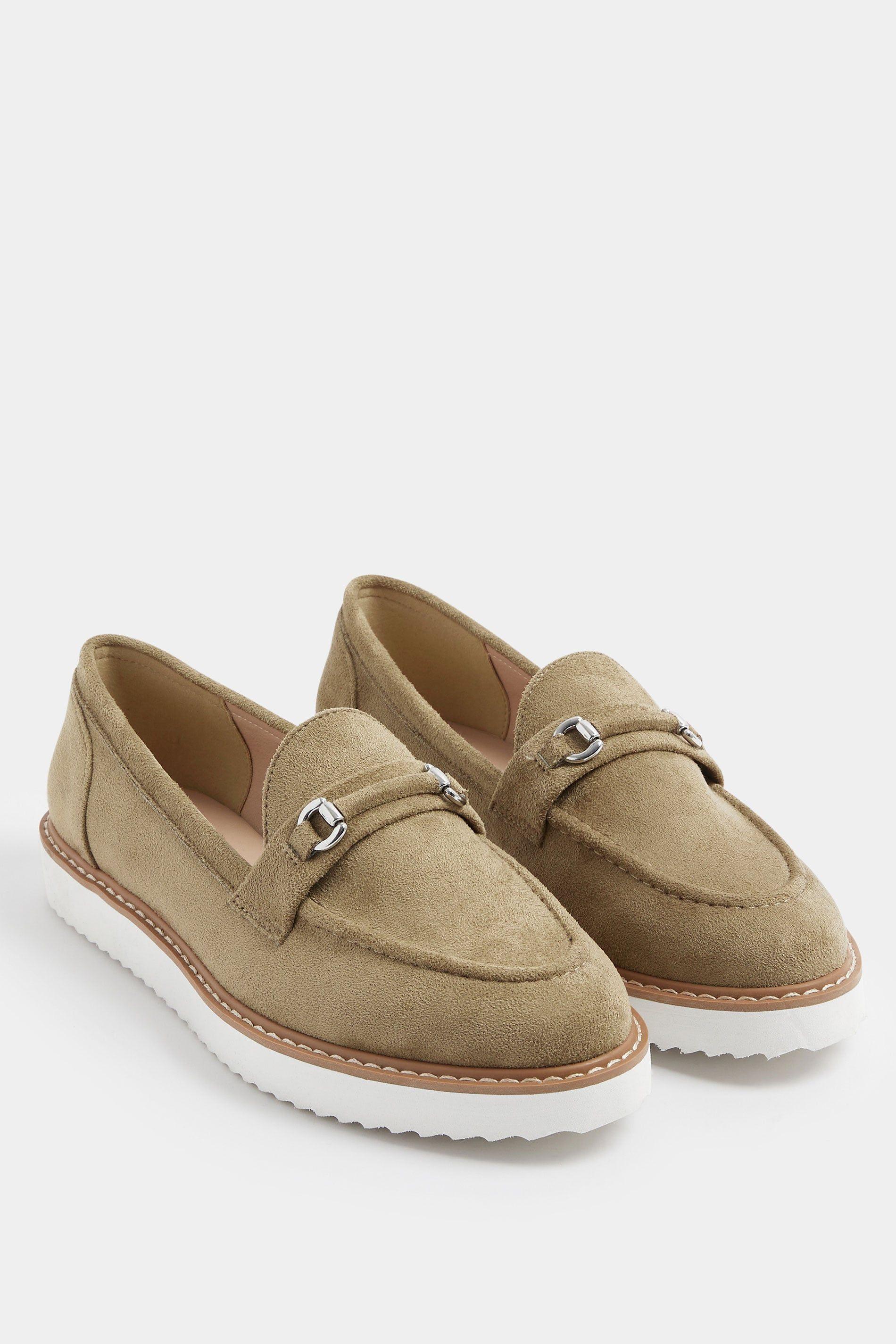 Faux Suede Snaffle Loafers In Wide E Fit & Extra Wide EEE Fit by YOURS Faux Suede Snaffle Loafers In Wide E Fit & Extra Wide EEE Fit by YOURS