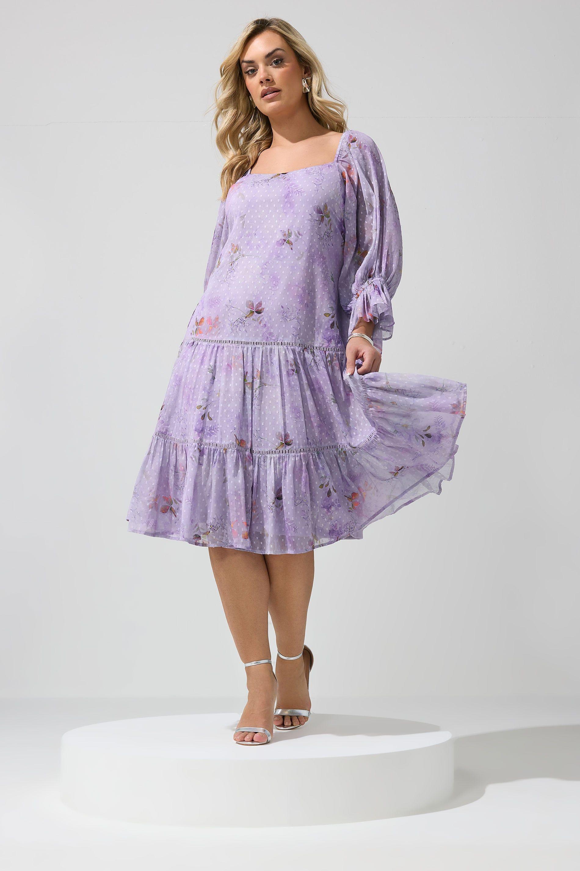 Floral Midi Dress by YOURS