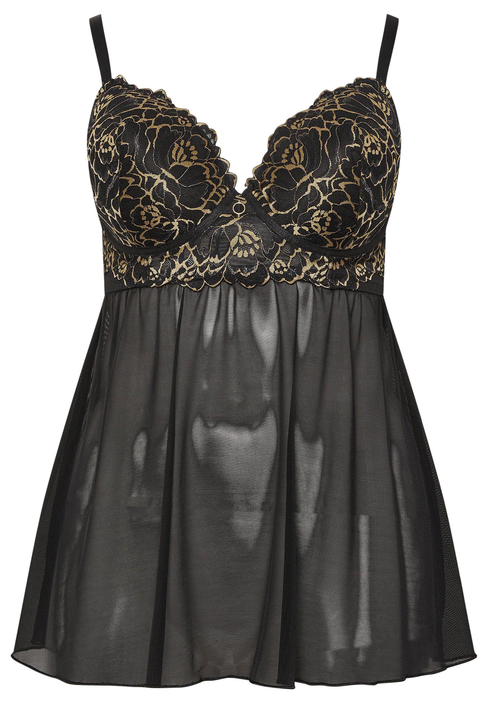 Floral Print Babydoll by YOURS