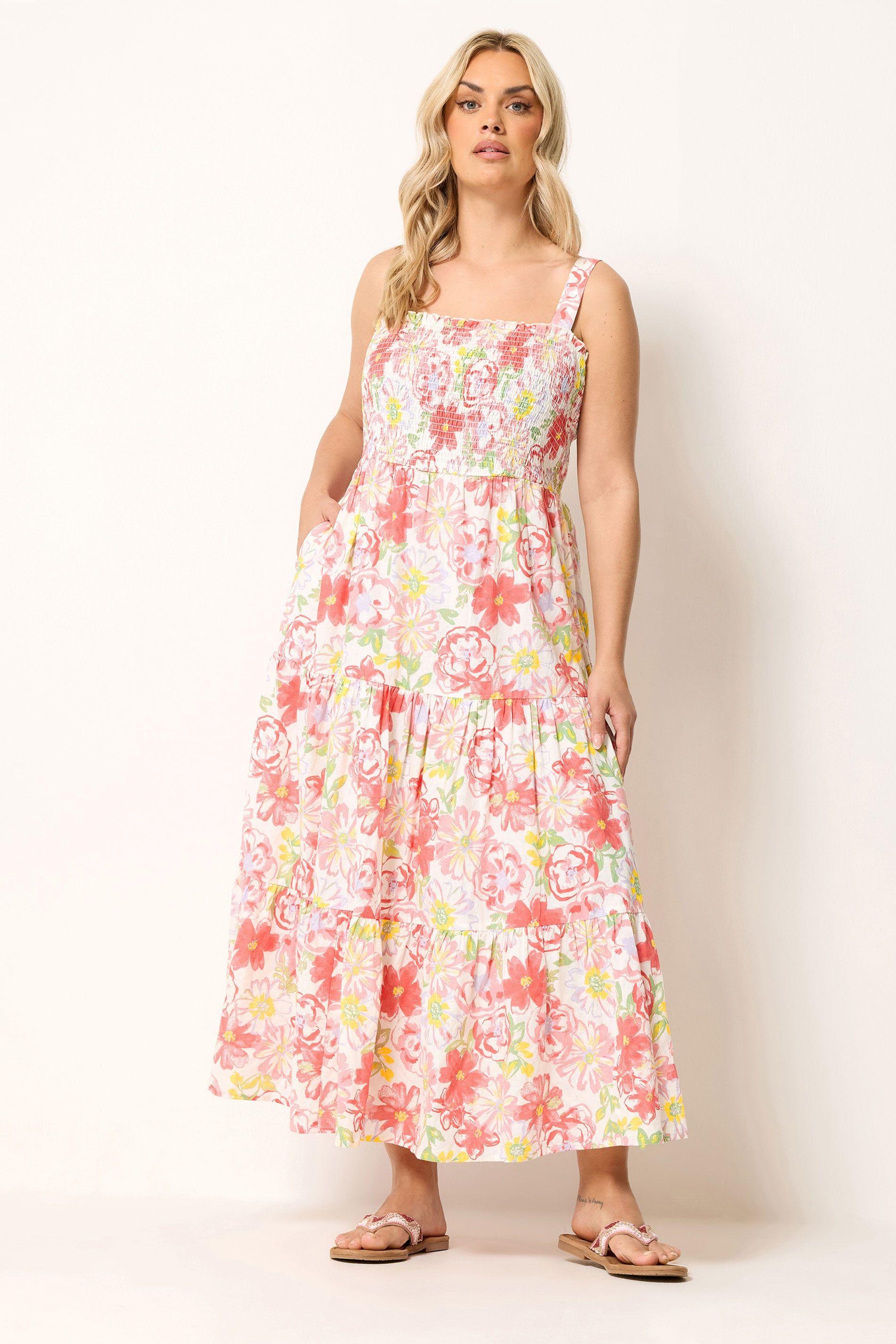Floral Tiered Sundress by YOURS