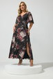 Floral Wrap Maxi Dress by YOURS