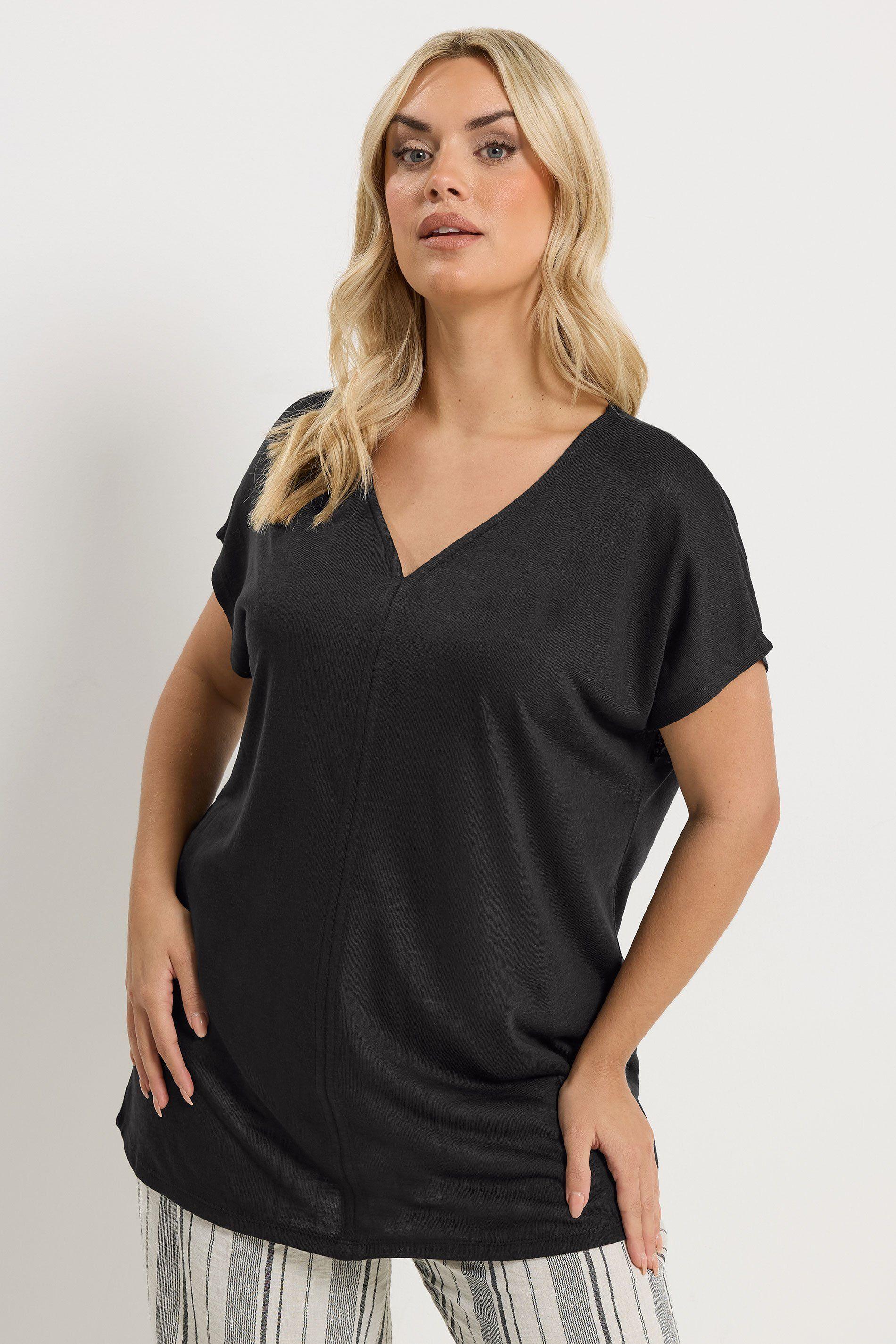 Front Seam Detail Top by YOURS