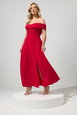 Gathered Front Maxi Dress by YOURS