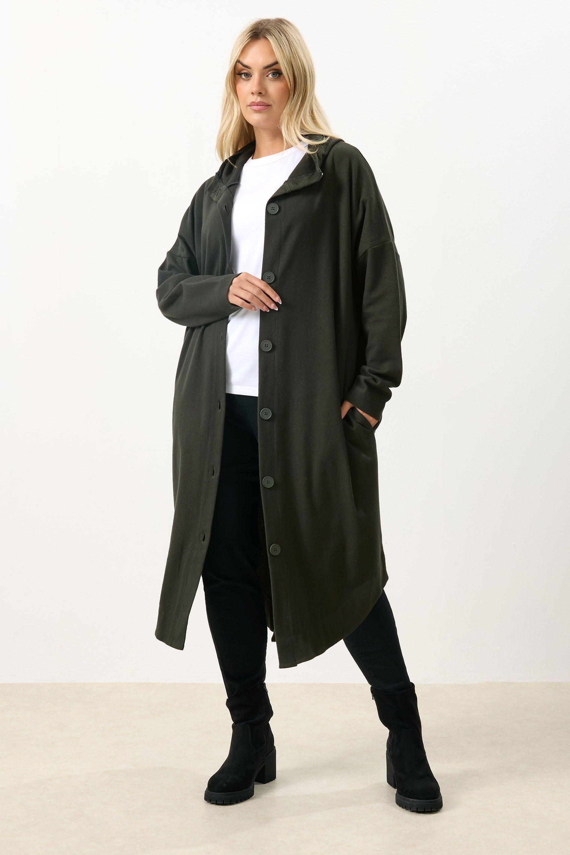 Hooded Maxi Jacket by YOURS