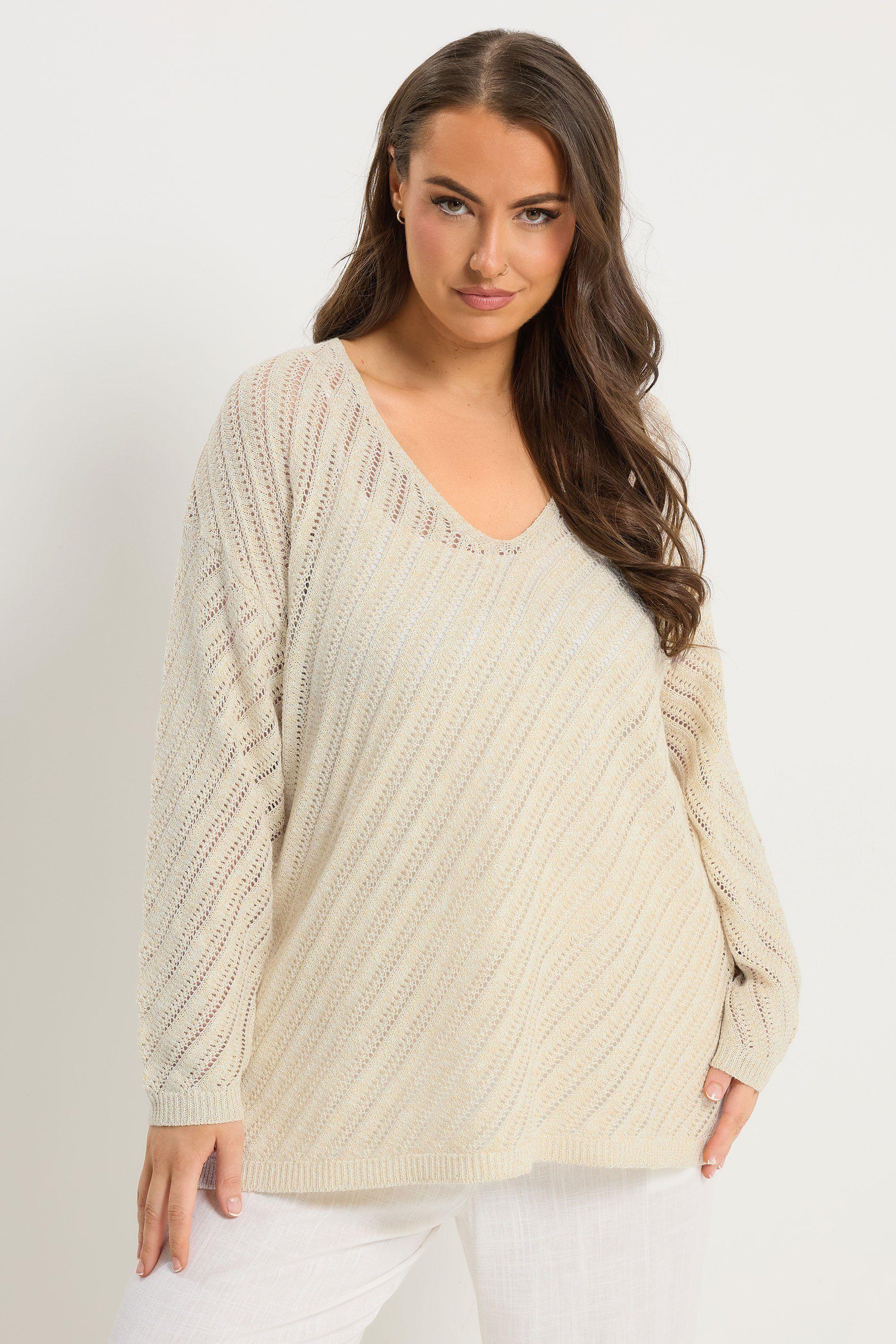 Knitted Long Sleeve Top by YOURS