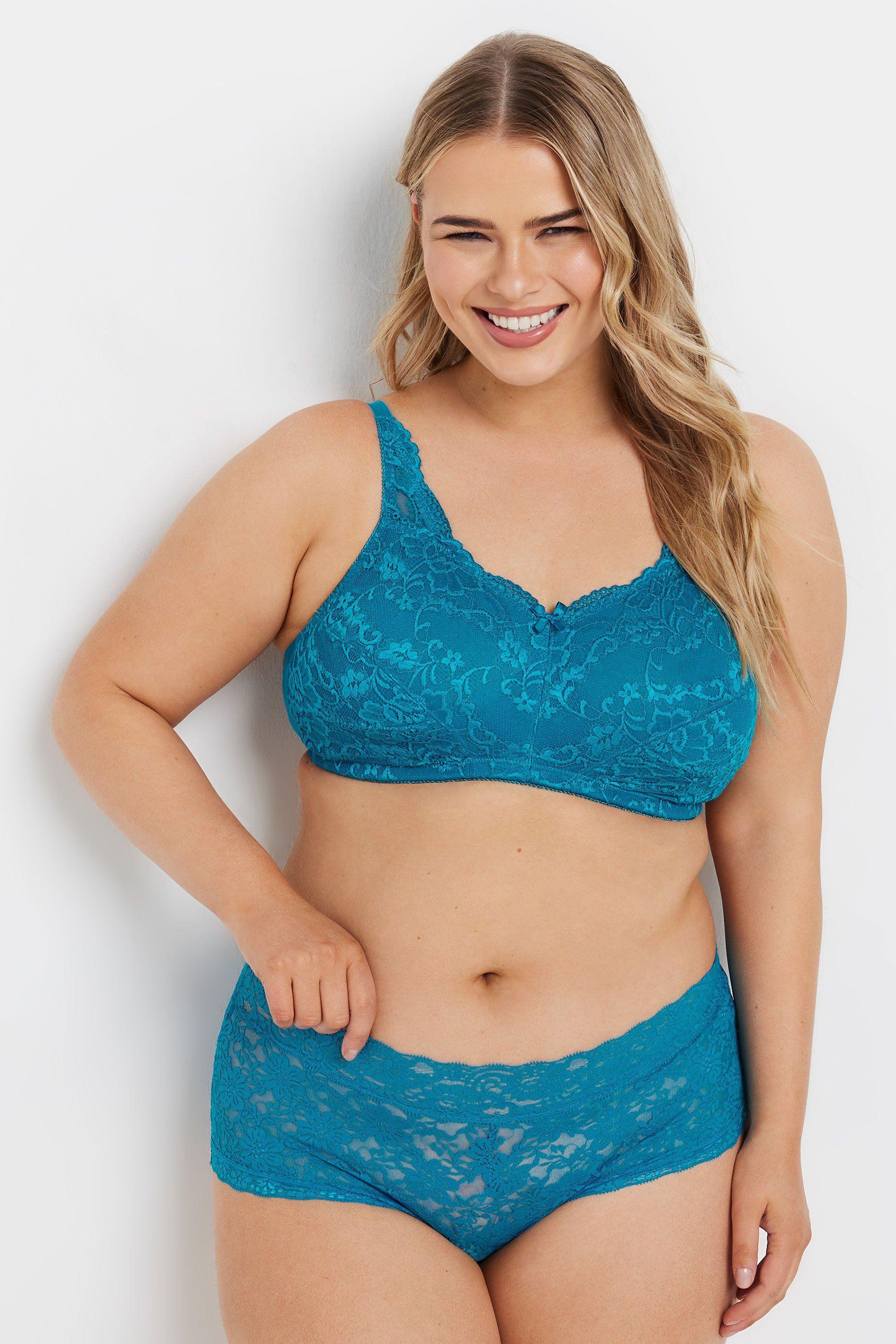 Lace Detail Bra by YOURS