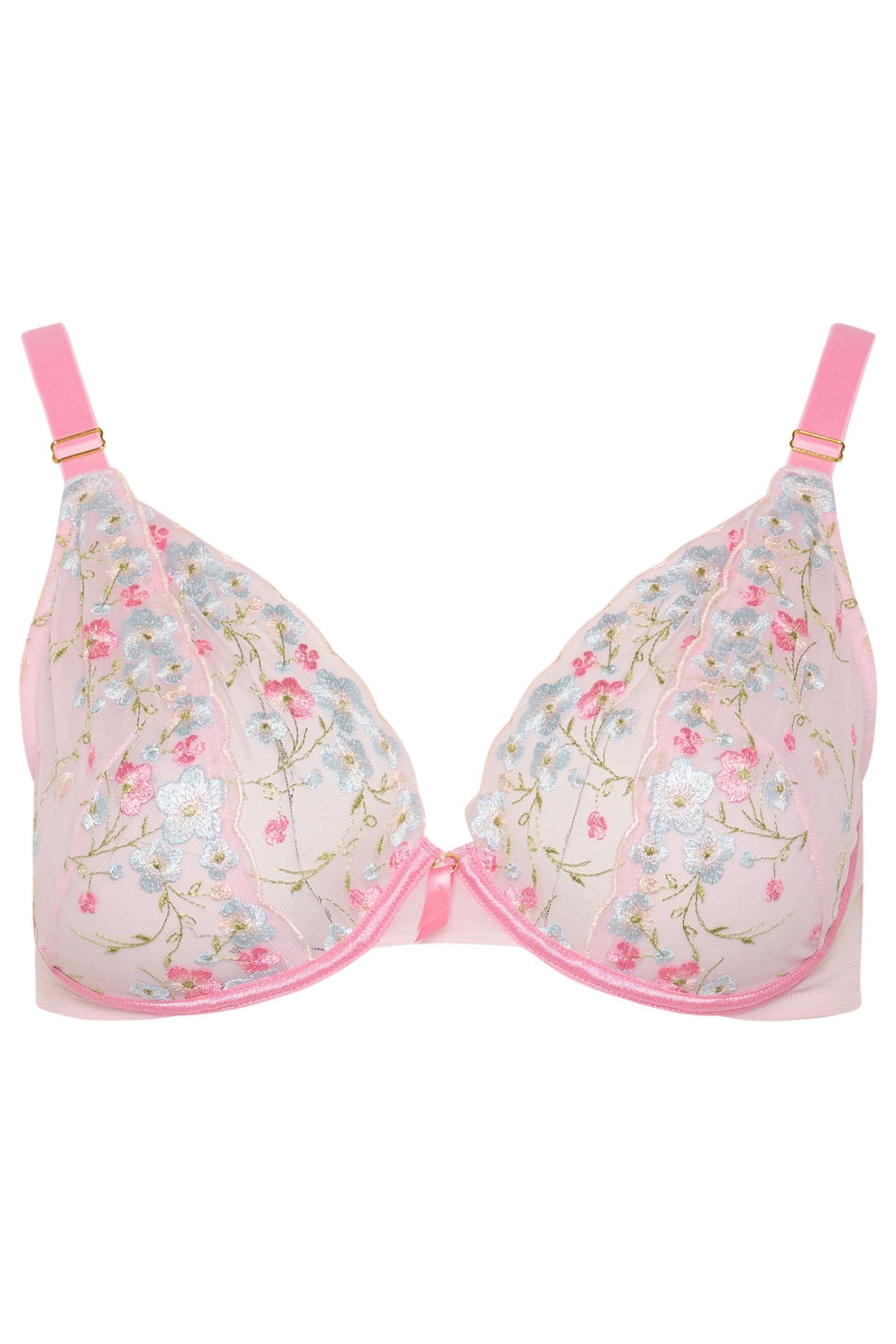 Lace Underwired Non Padded Bra by YOURS